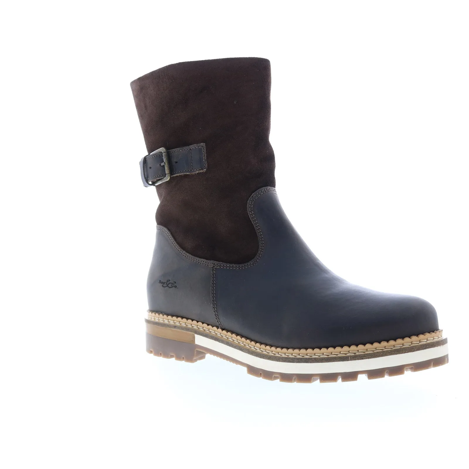 Bos. & Co. Annex Womens Brown Suede Zipper Casual Dress Boots Neutral Colors