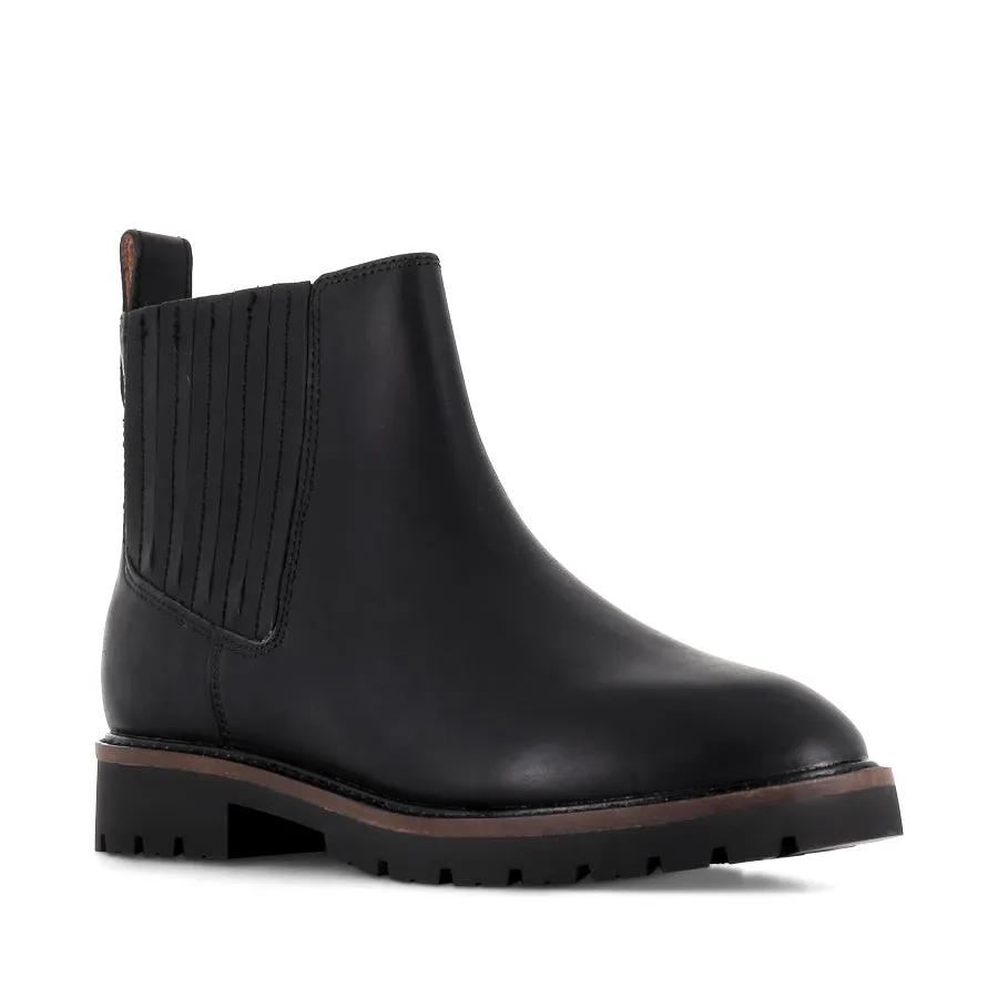 Vibrant fit SAGE - BLACK LEATHER