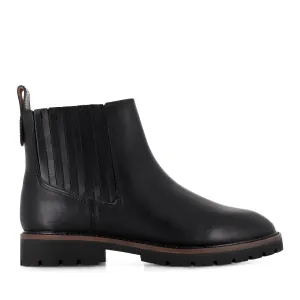 SAGE - BLACK LEATHER Street Wear Open-toe