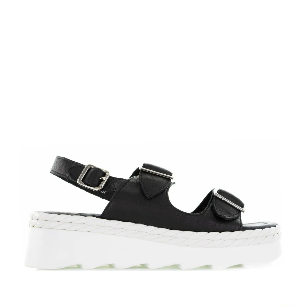 Lightweight Outdoor Footwear Modern Aesthetic ALFIE & EVIE SABRE BLACK