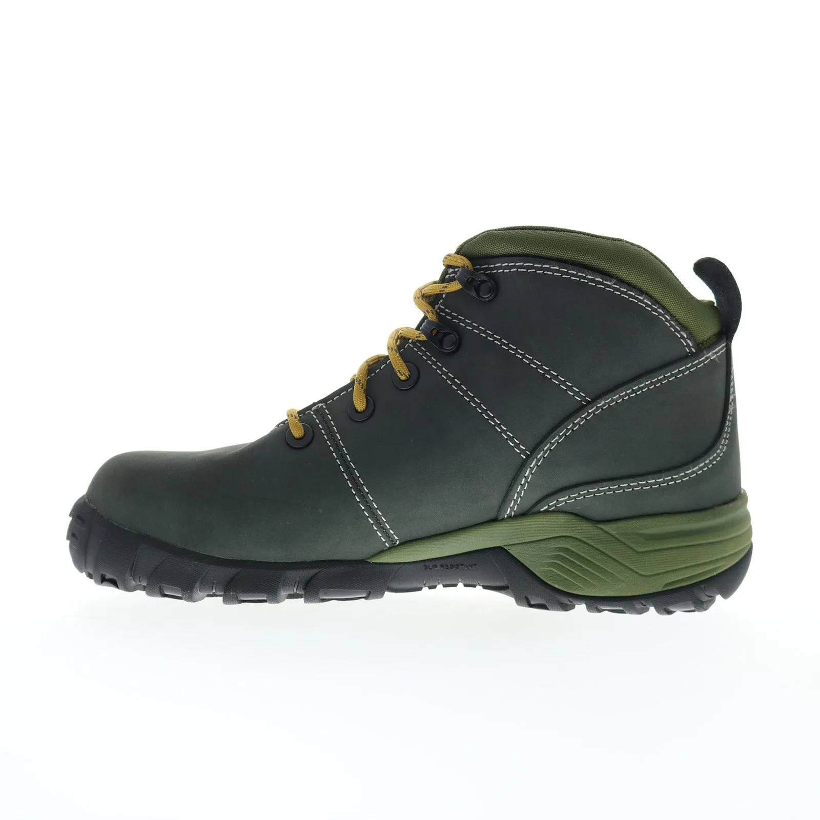 Outdoor Freedom Ski Resort Visitor Avenger Trek Alloy Toe Electrical Hazard WP A7201 Mens Green Work Boots