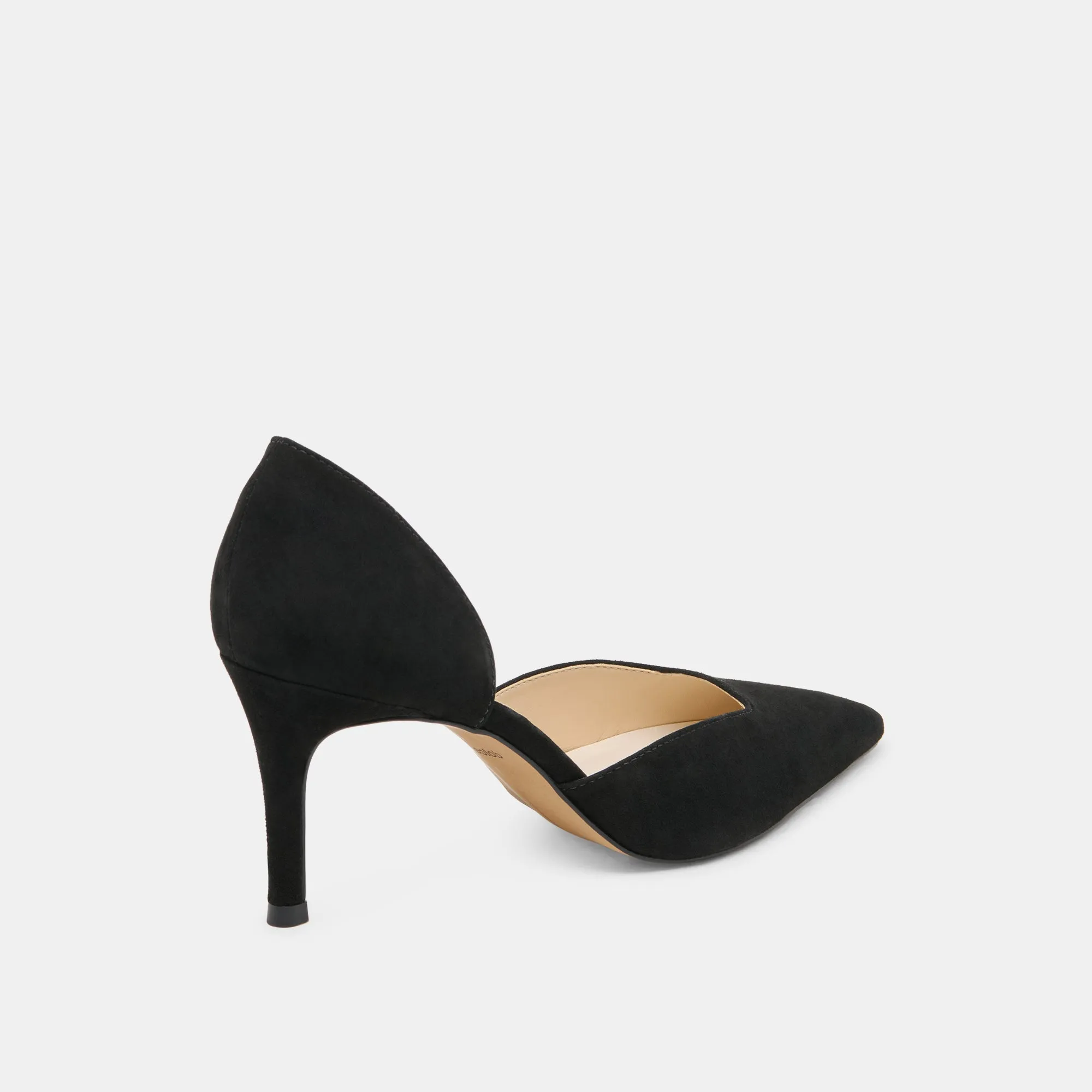 Luxury Heels for Office Training ELOY HEELS ONYX SUEDE