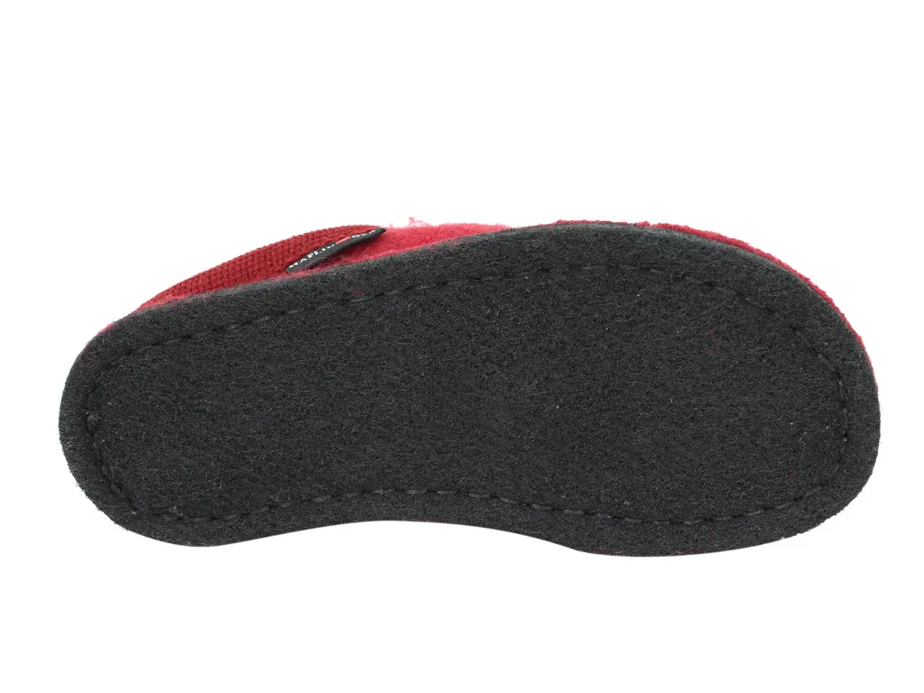 Haflinger Slippers Flair Cucho Cat Paprika Anytime Go
