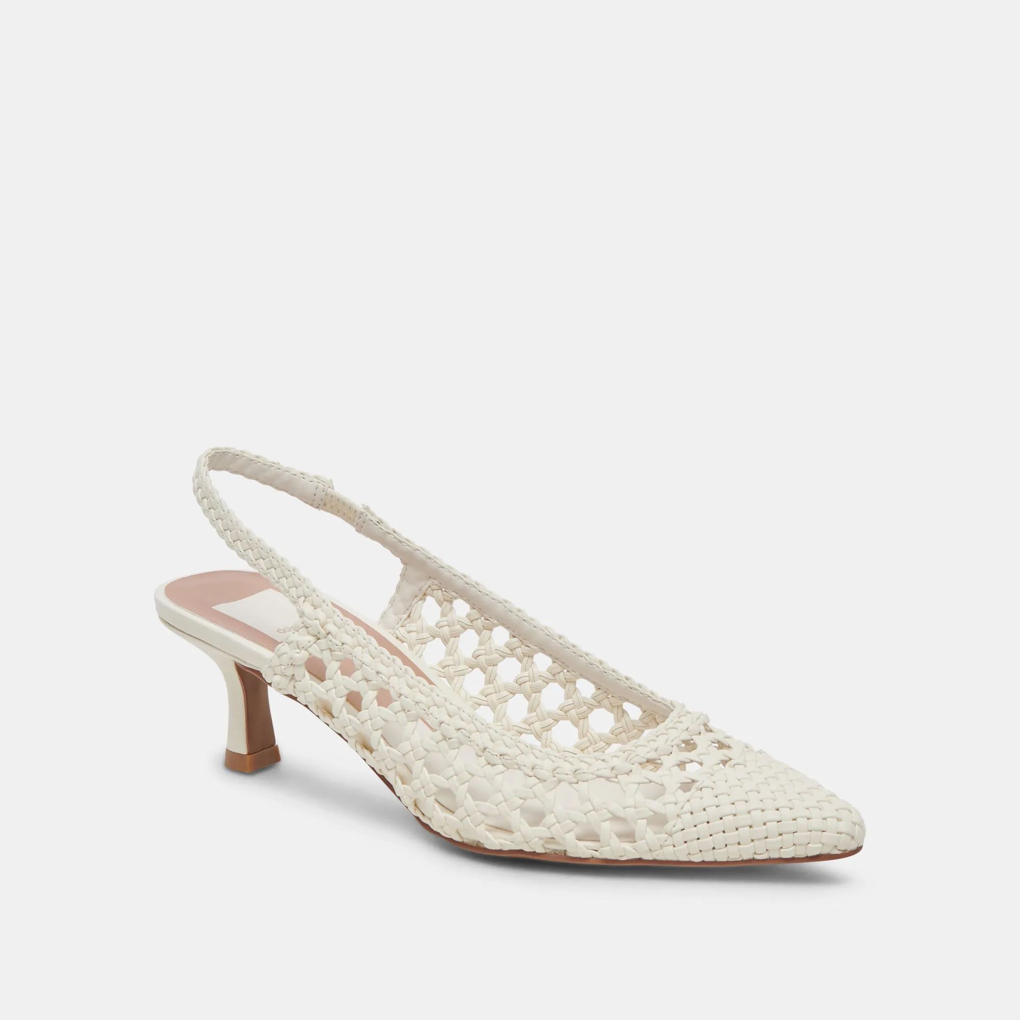 OLYMPA HEELS WHITE STELLA Cushioned Insole