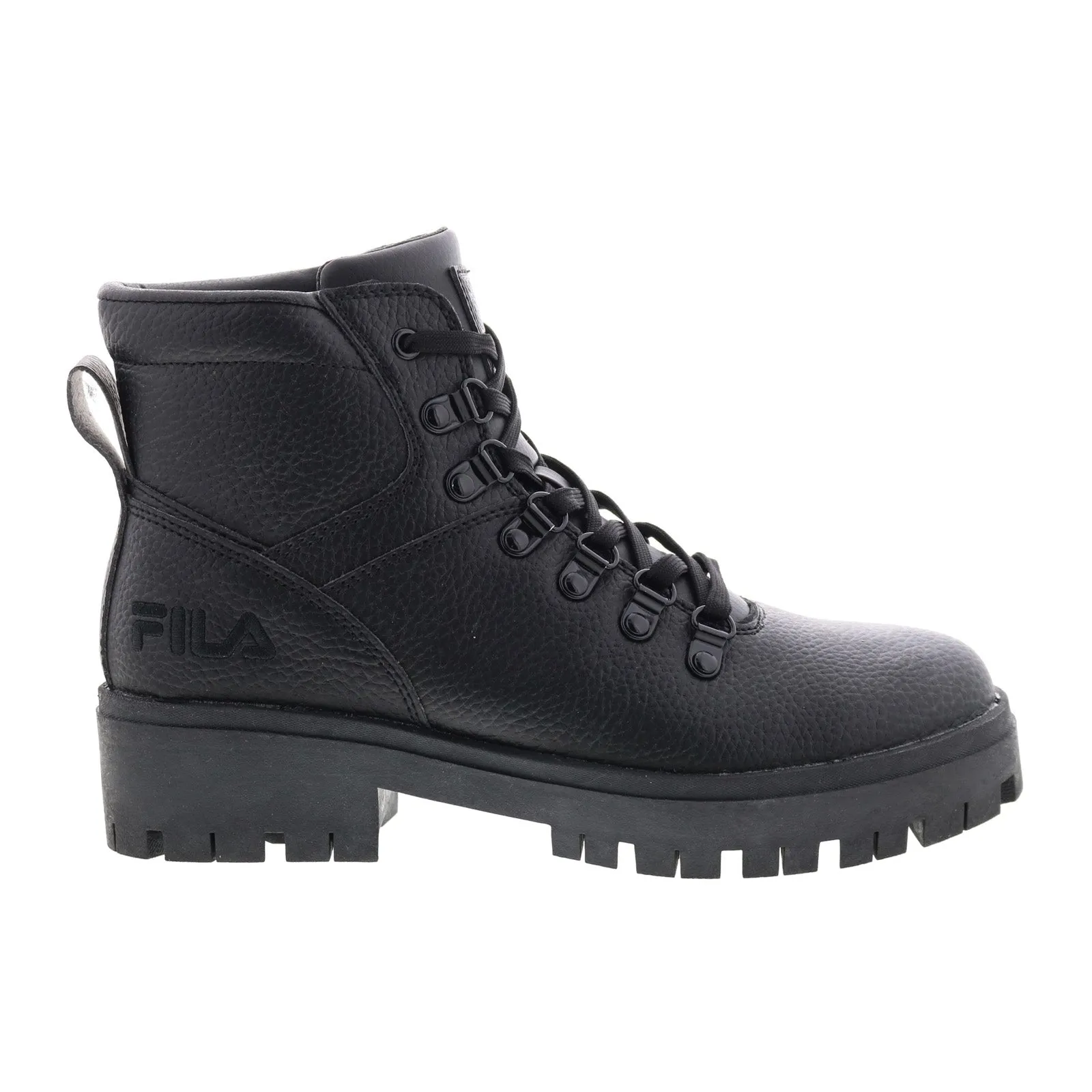Fila Ty20 5HM01100-001 Womens Black Synthetic Lace Up Casual Dress Boots Cold Climate Daily Comfort