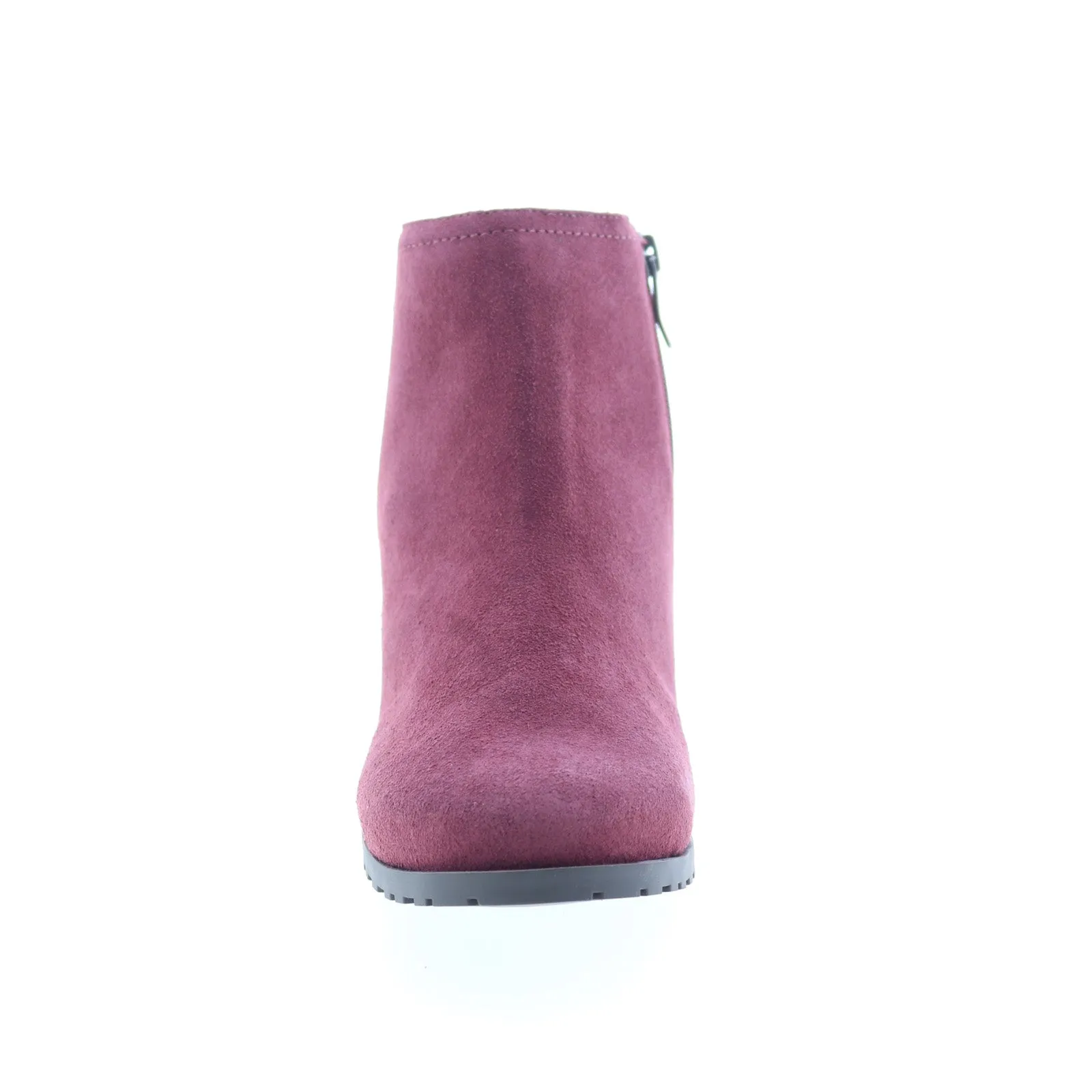 High-traction Easy Spirit Nevi SENEVI Womens Red Wide Suede Casual Dress Boots