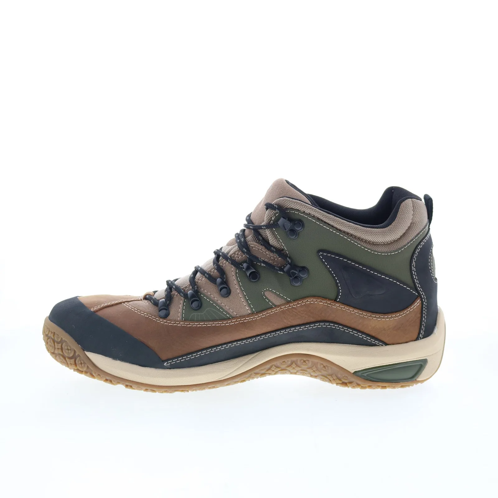 Dunham Cloud Waterproof DHCLOUD Mens Brown Extra Wide Hiking Boots Tread Control Multi Use