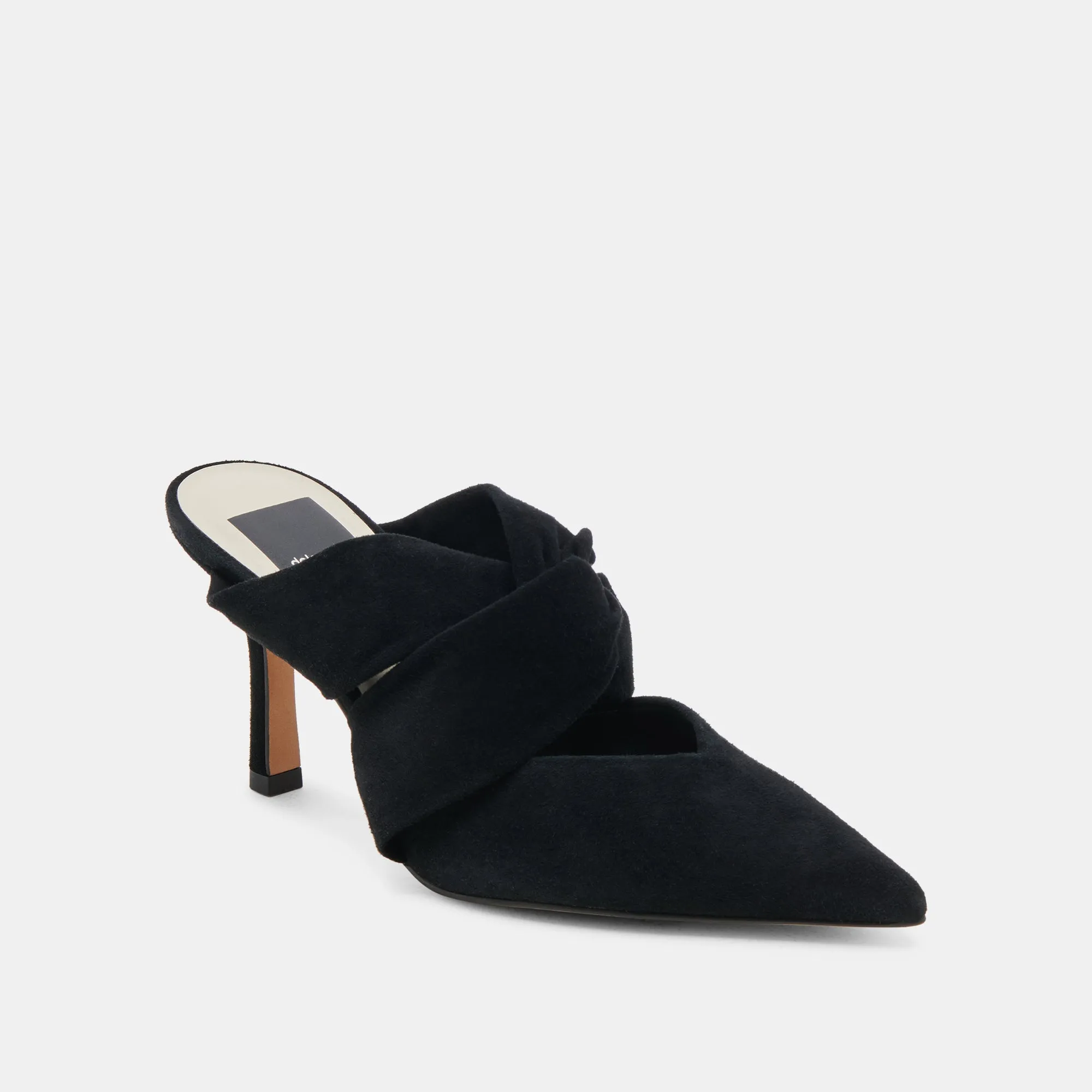 KELSY HEELS ONYX SUEDE Training Vegan Heels