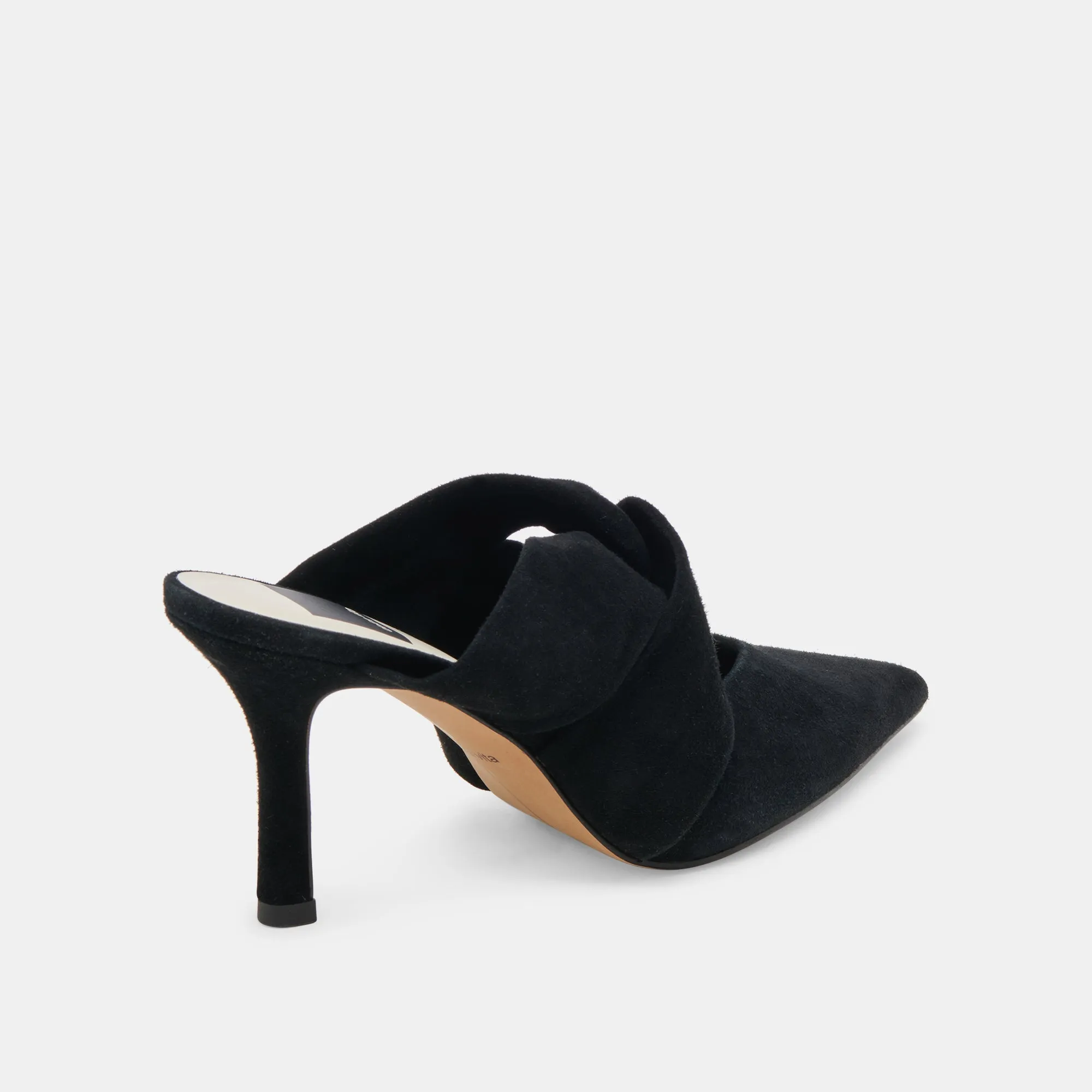 KELSY HEELS ONYX SUEDE Anti Abrasion