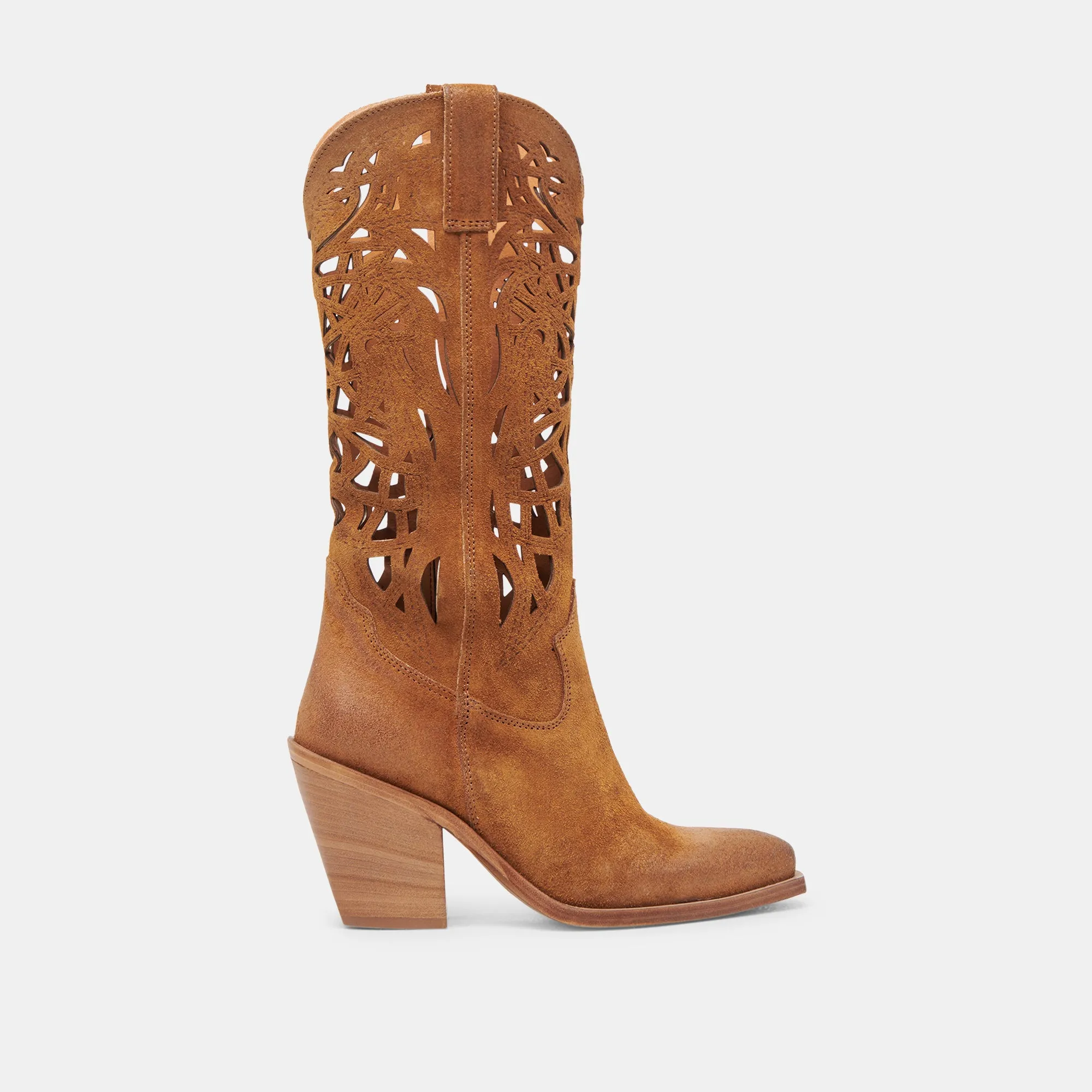 Comfortable Padding WAYLAN BOOTS CHESTNUT SUEDE