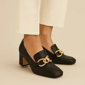 Happy Step Air Cushion DJANGO & JULIETTE KEEFE BLACK LEATHER