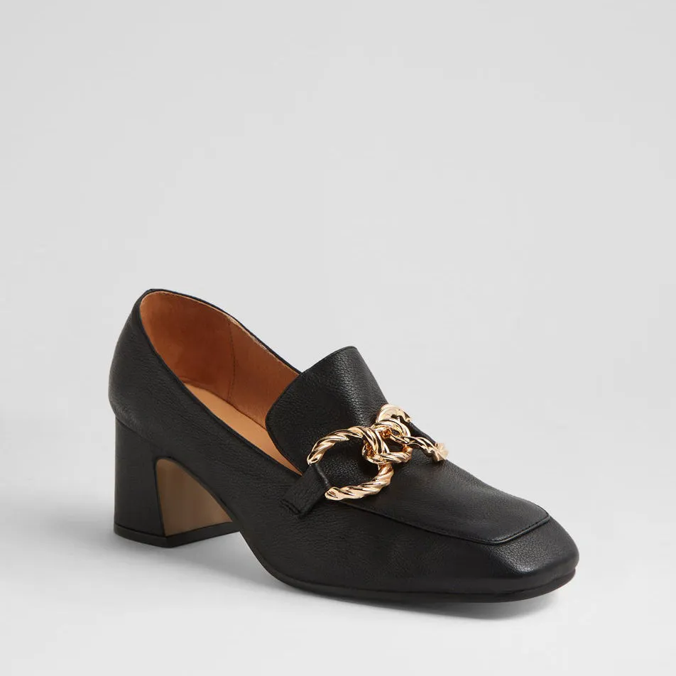 Supportive Sturdy Build DJANGO & JULIETTE KEEFE BLACK LEATHER