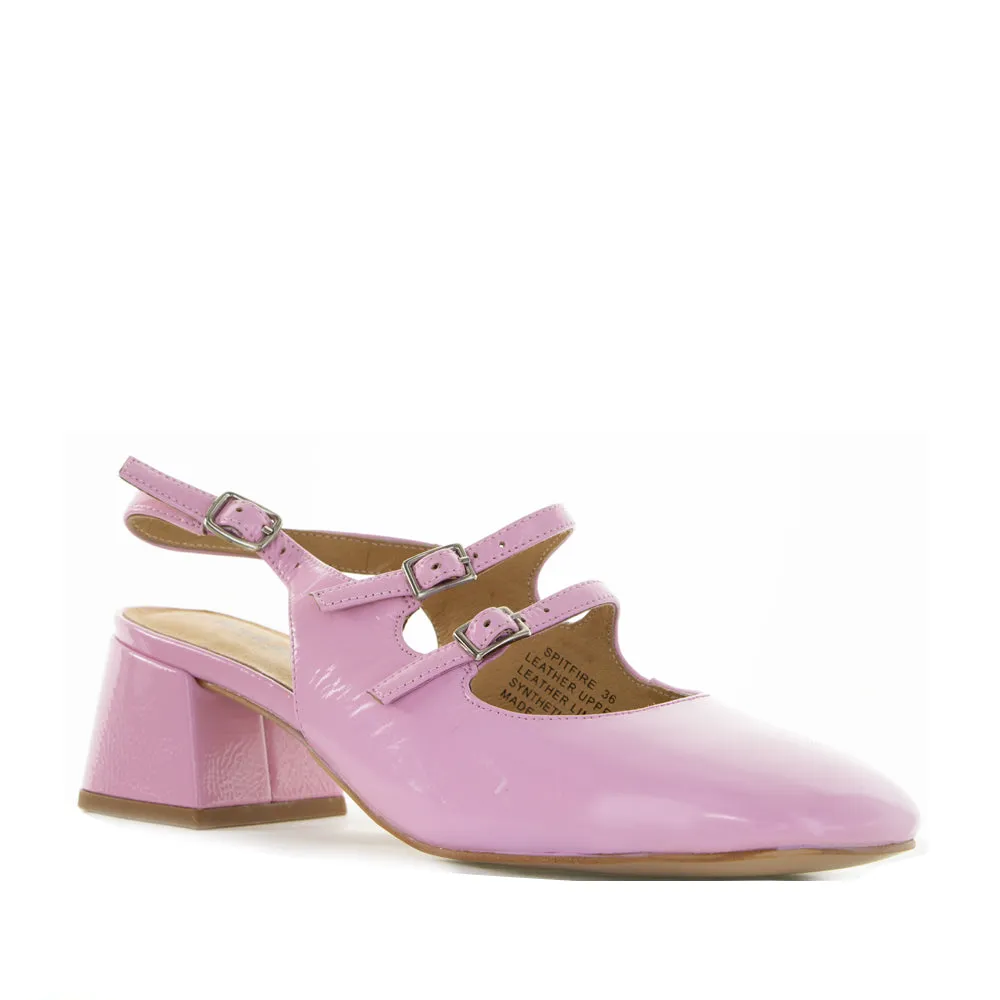 perforated western BRESLEY SPITFIRE PINK PATENT