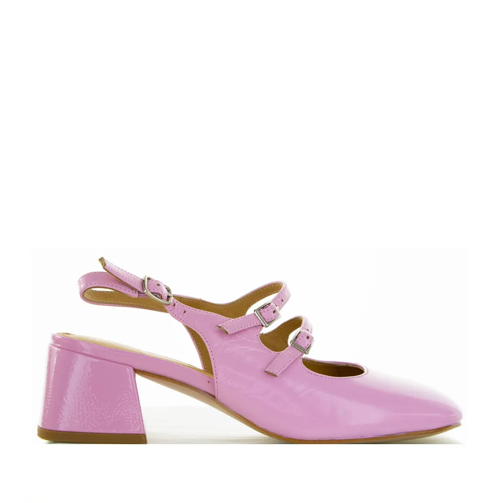 BRESLEY SPITFIRE PINK PATENT mountain boots