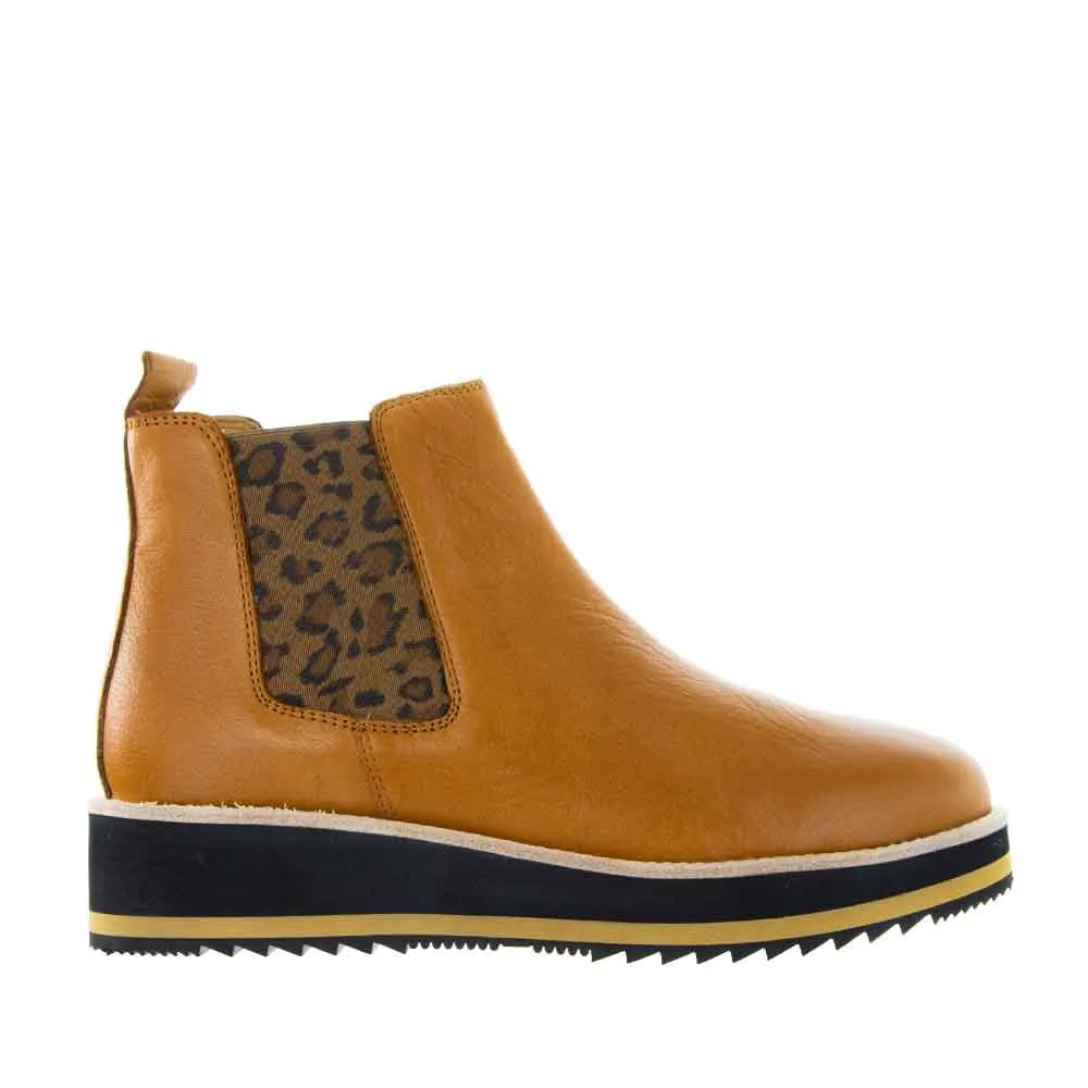 LESANSA STING TAN LEOPARD Luxurious lining formal - style