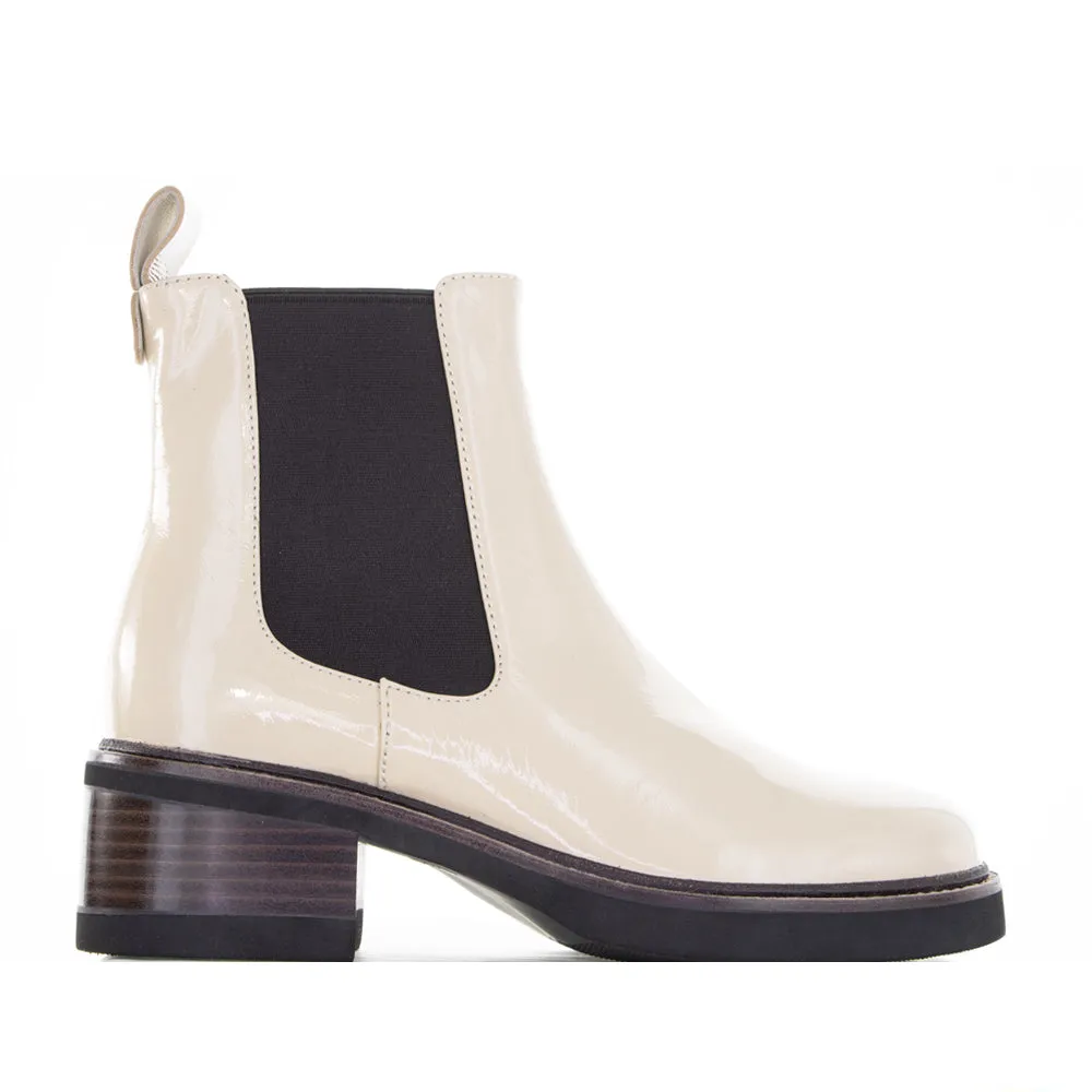 BRESLEY PATROL NUDE PATENT Ultra-soft shock absorption casual dancers' footwear