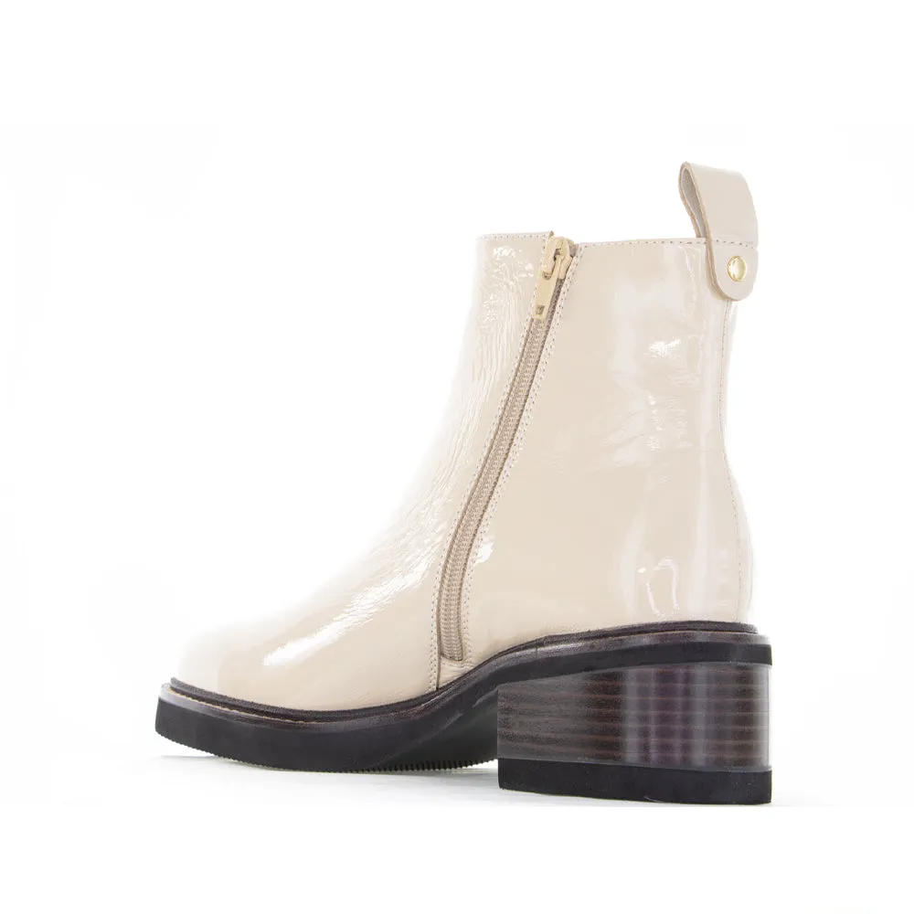 Casual Support Retro-inspired support BRESLEY PATROL NUDE PATENT