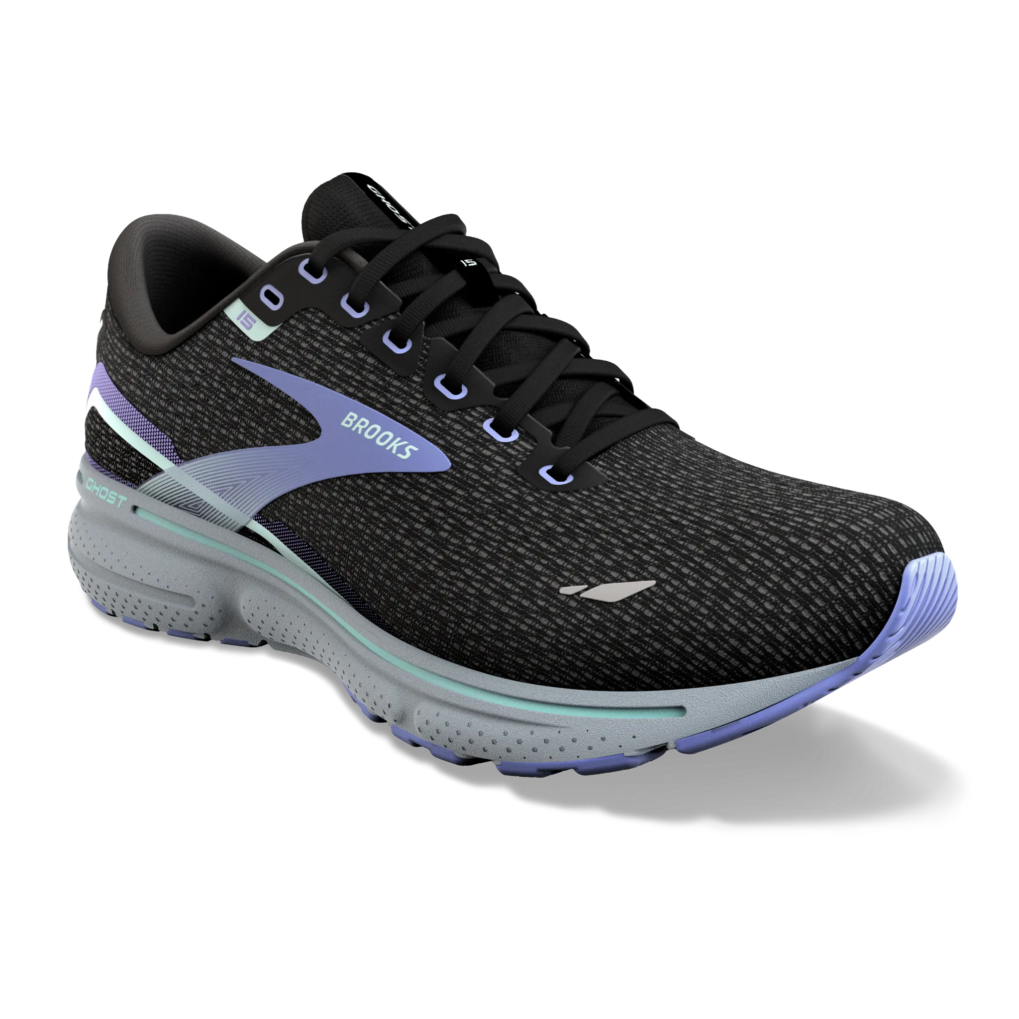 Women's Ghost 15 running on grass shoes colorful shoe appearance