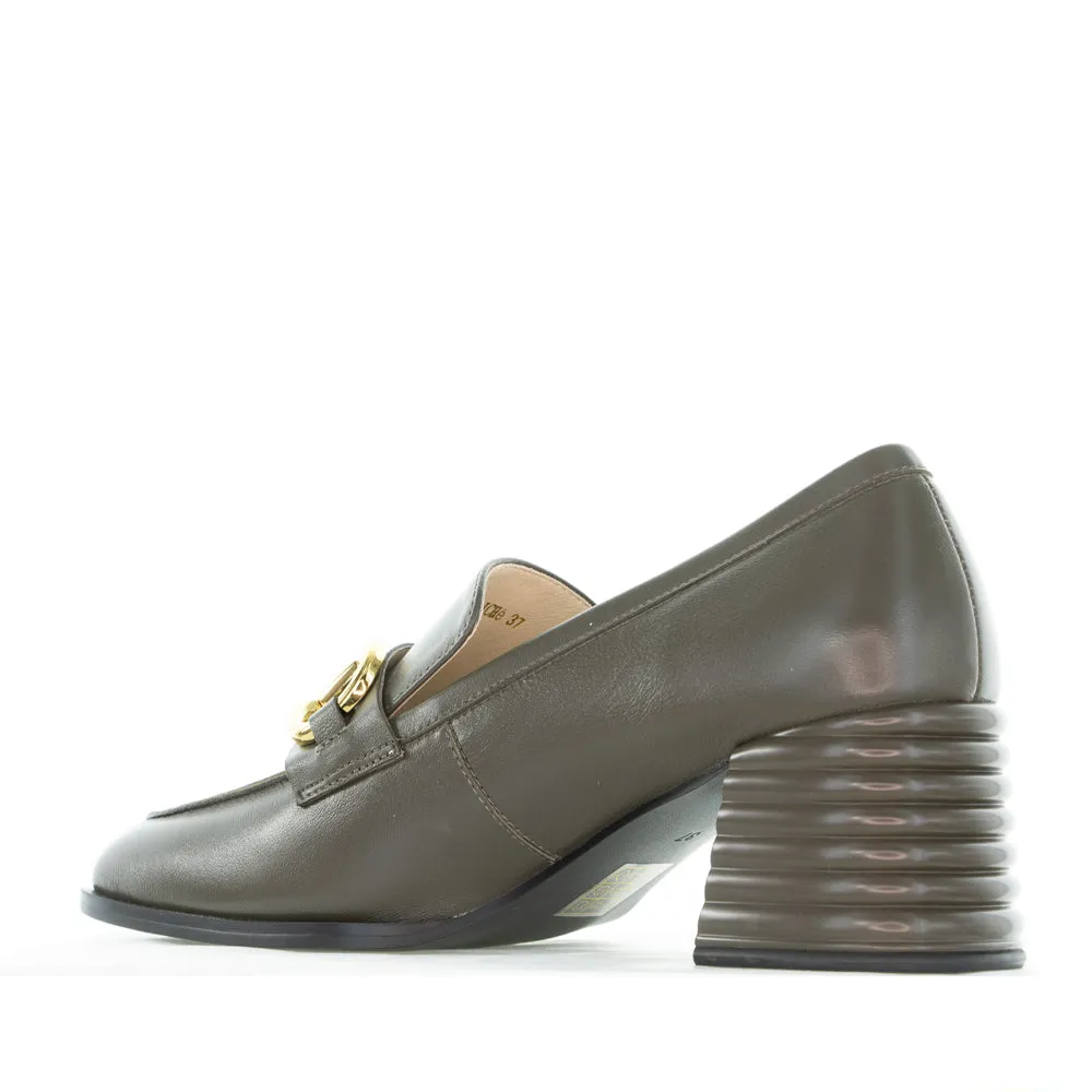 Heels for Spring Shock Absorbing MILA RAINE CLICHE OLIVE