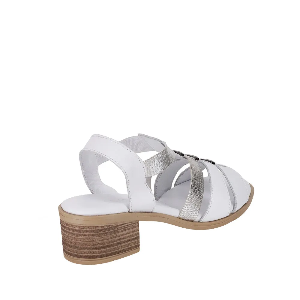 Bow Charm Foot Flex LE SANSA HEXA WHITE SILVER