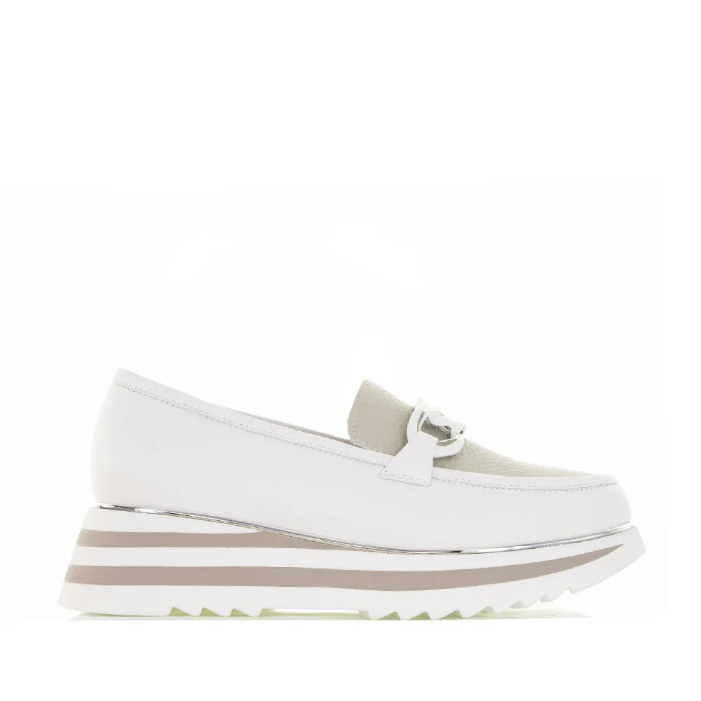 ALFIE & EVIE HITCH WHITE GREY Steady Step Business Mood