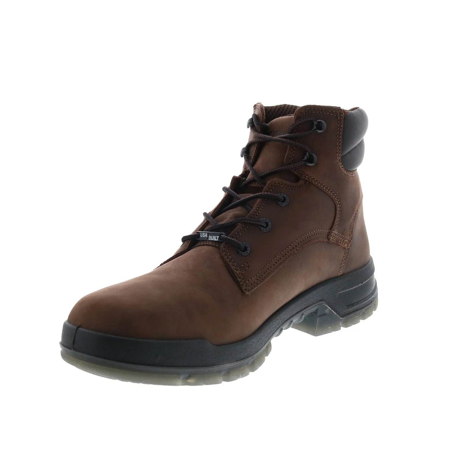 Wolverine Ramparts 6" Boot W190041  Mens Brown Leather Lace Up Work Boots Hard Terrain