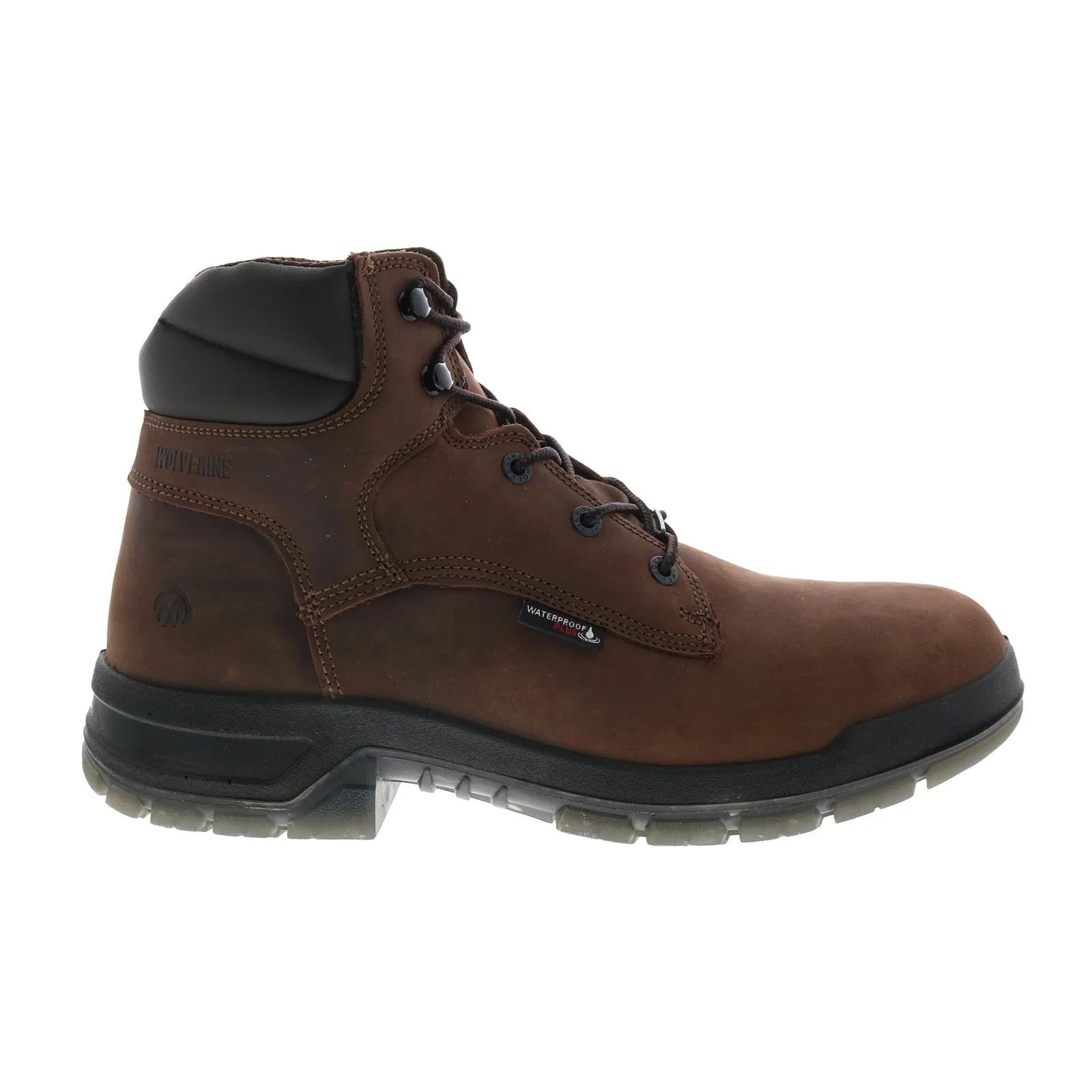 Breathable Design Wolverine Ramparts 6" Boot W190041  Mens Brown Leather Lace Up Work Boots