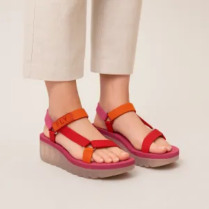 Sunshine Walk FLY LONDON YEFA DEVIL RED MULTICOLOR VIOLET