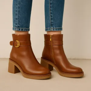 Premium Leather Smooth Design BRESLEY DARNIE TAN