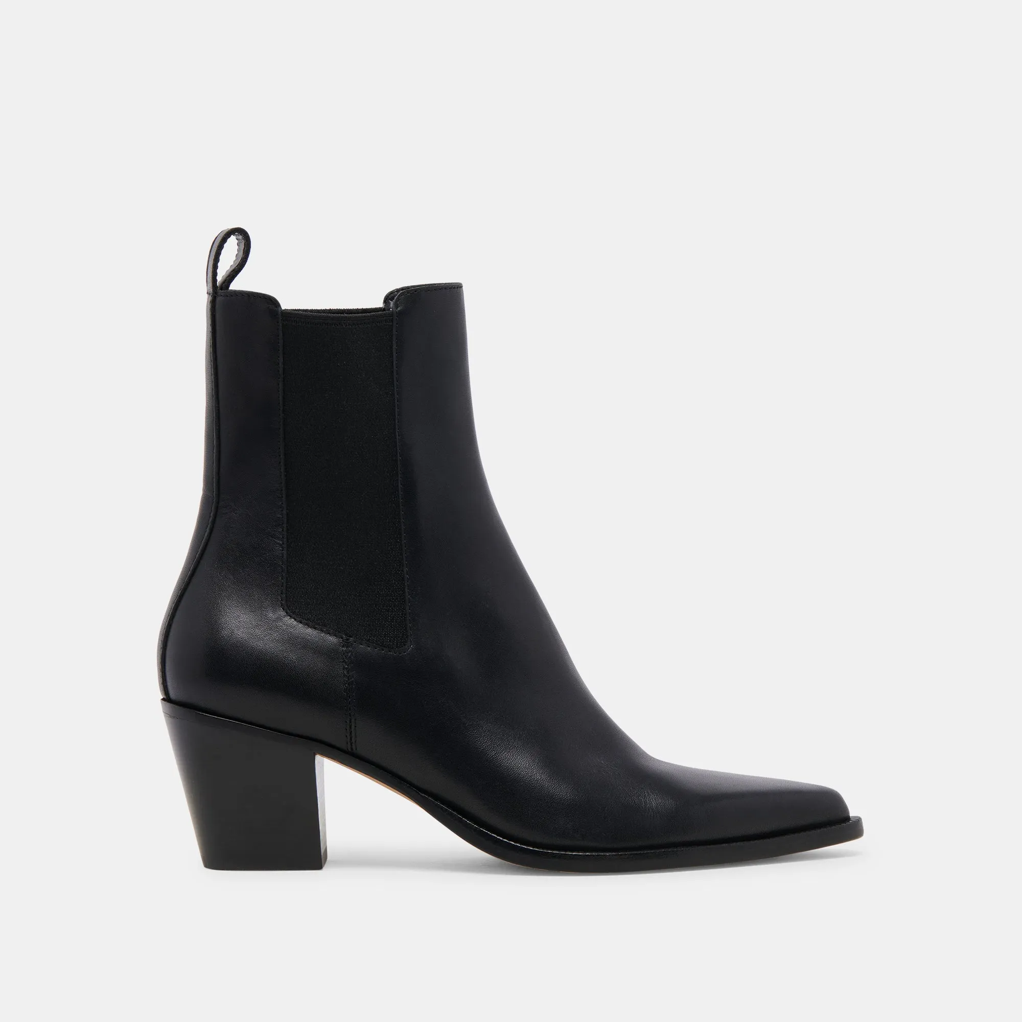SHADIE H2O BOOTIES BLACK LEATHER Comfortable Footwear Flexible Material