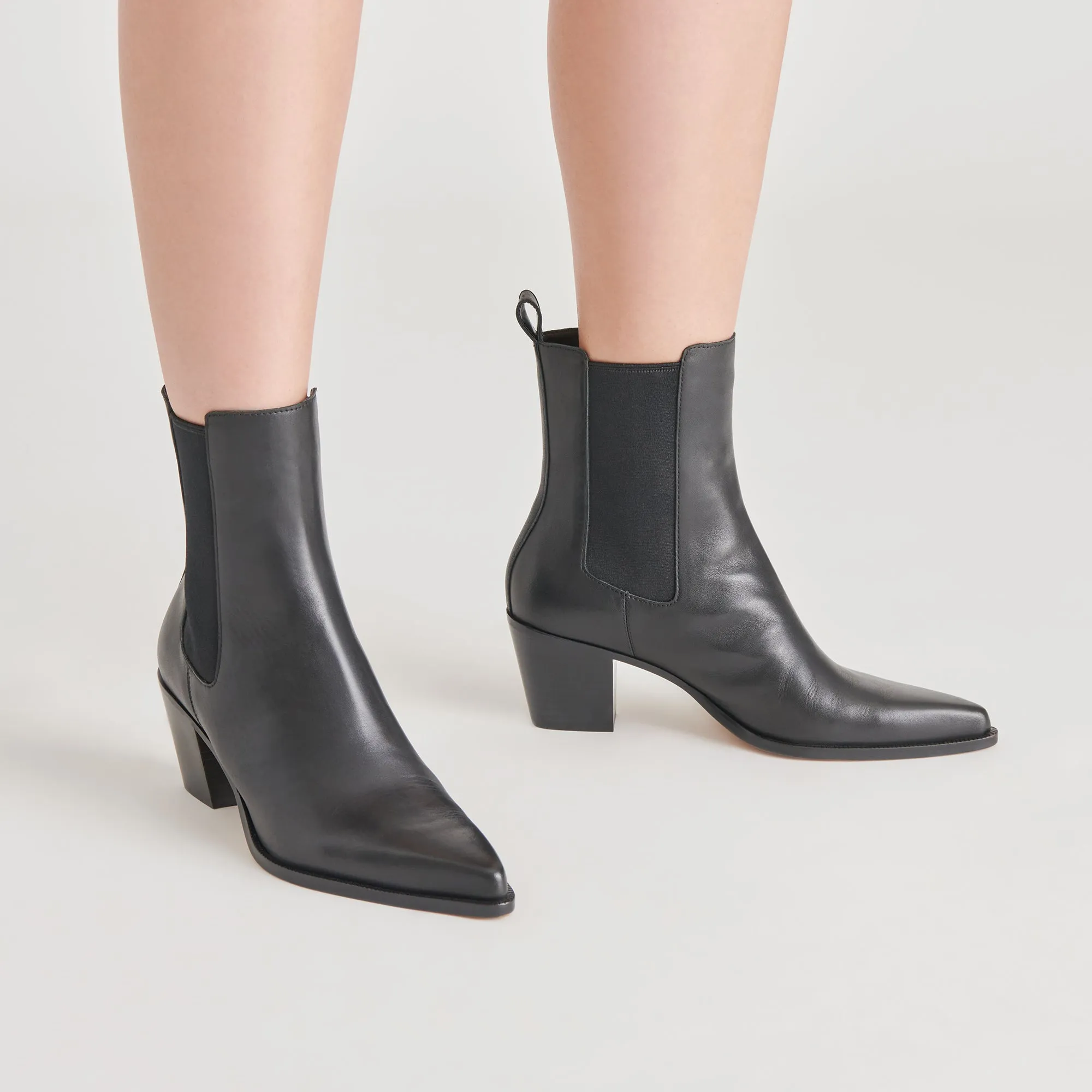 Waterproof Design SHADIE H2O BOOTIES BLACK LEATHER