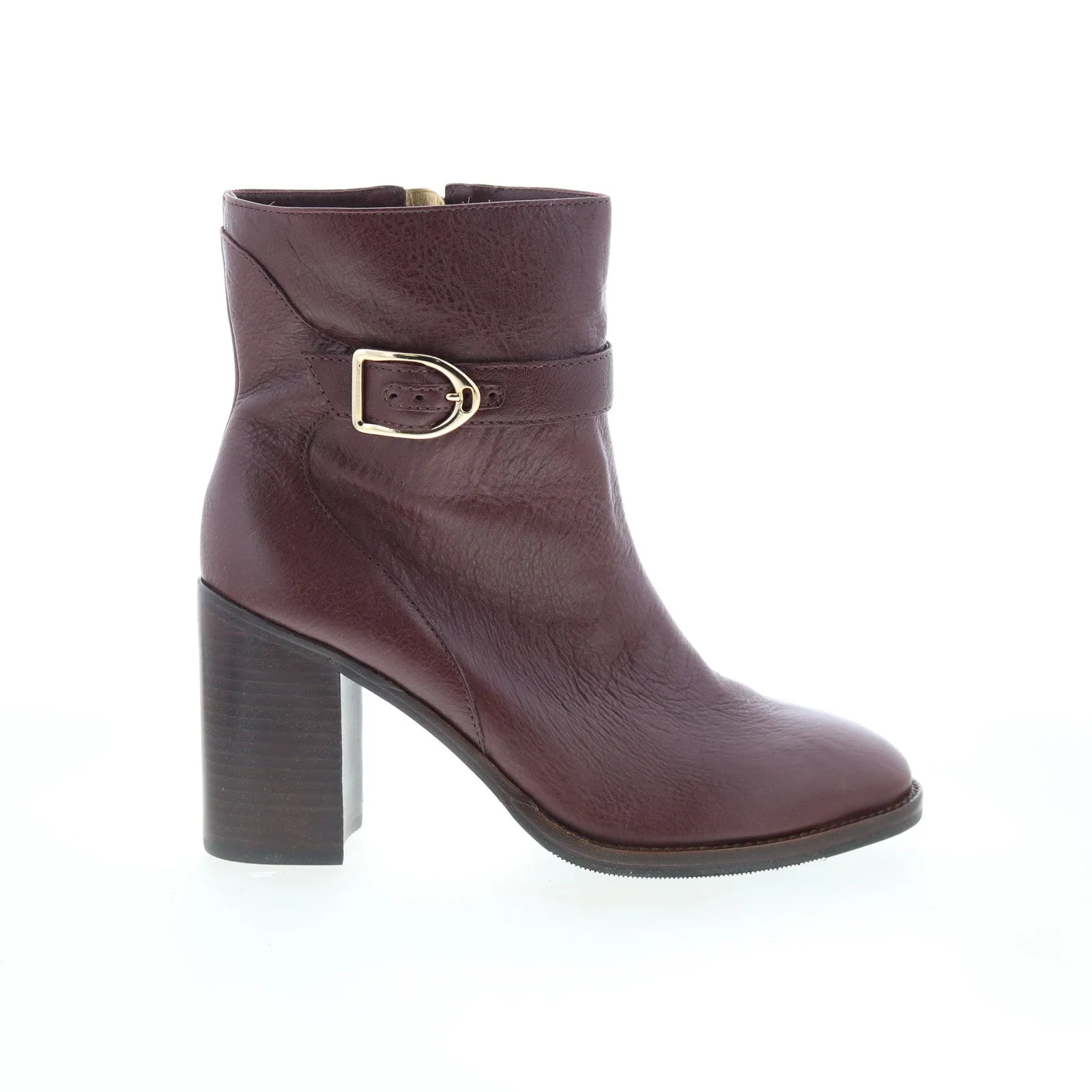 Johnston & Murphy Hope Bootie 78-51718 Womens Burgundy Ankle & Booties Boots Easy on