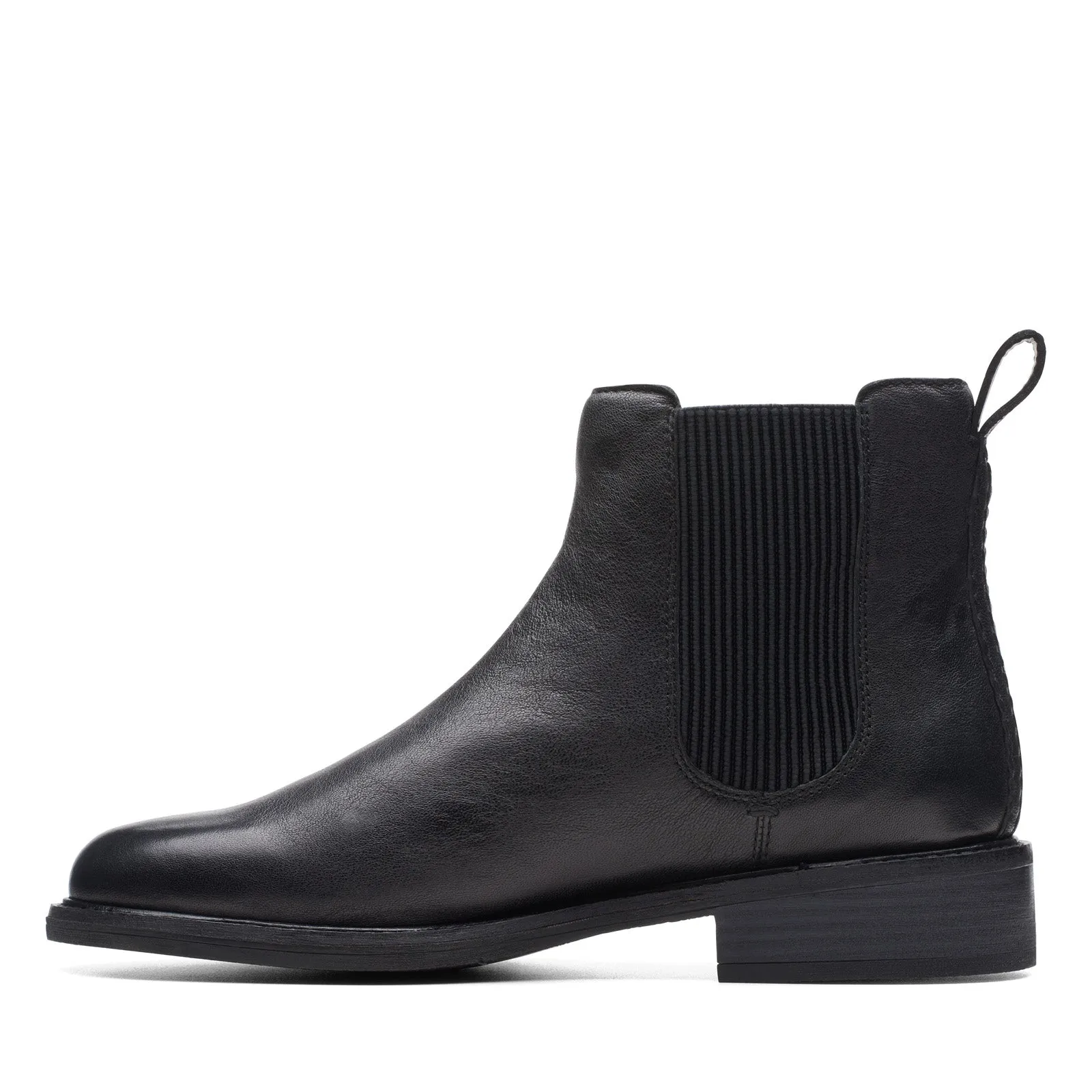 Simple Look Quick Drying Clarks Cologne Arlo 2 26174767 Womens Black Leather Slip On Chelsea Boots