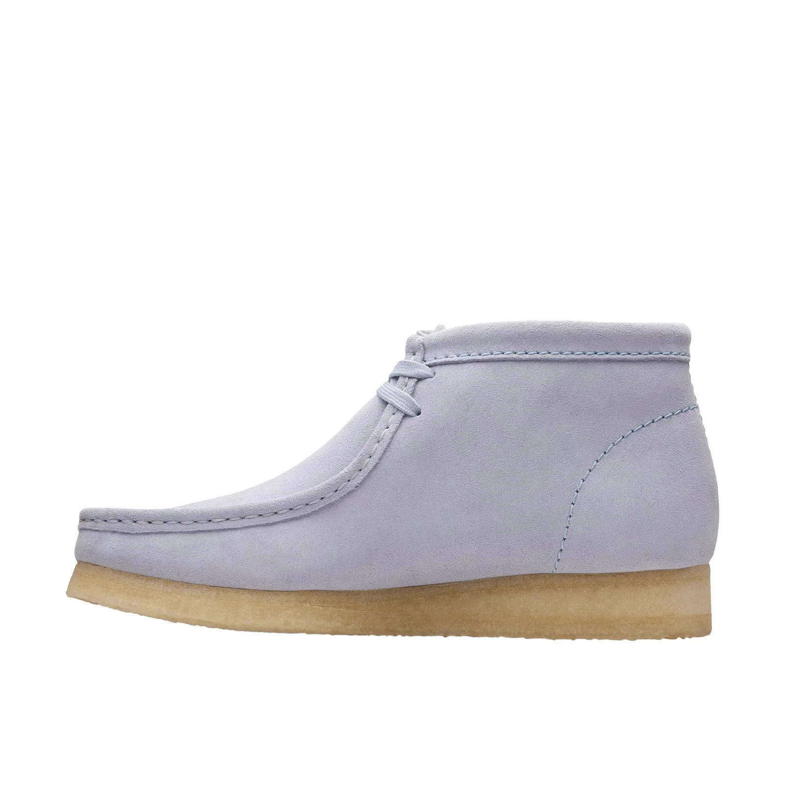 Sleek Comfort Classic Line Clarks Wallabee Boot 26175699 Mens Gray Suede Lace Up Chukkas Boots