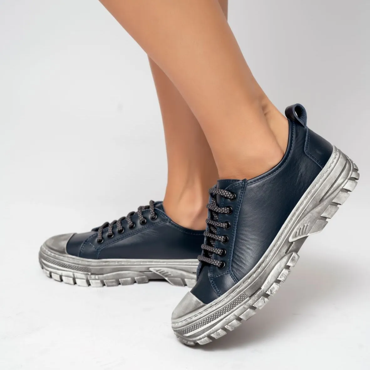 LE SANSA ROCKY DK NAVY Boosted look canvas - type