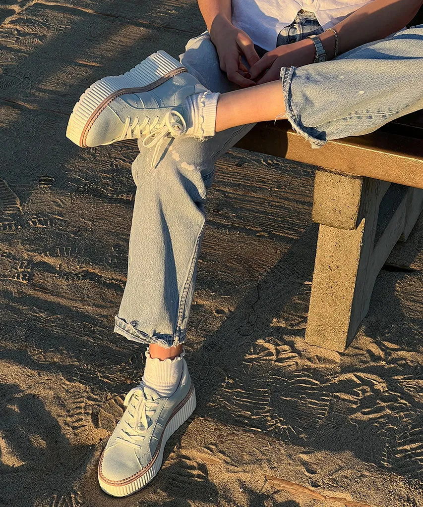 TIGER SNEAKERS LIGHT BLUE DENIM All Terrain Shoes