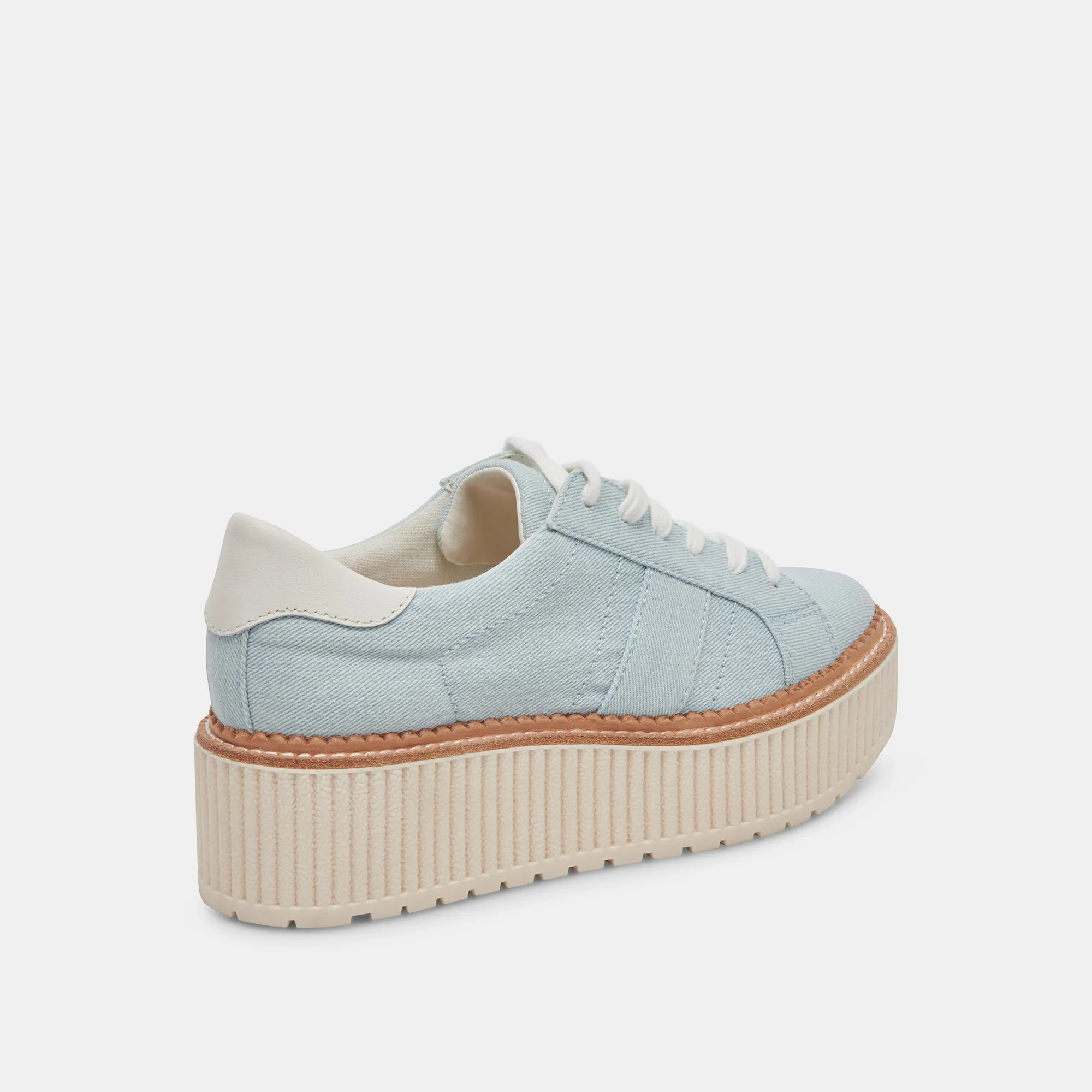 Fresh stability TIGER SNEAKERS LIGHT BLUE DENIM