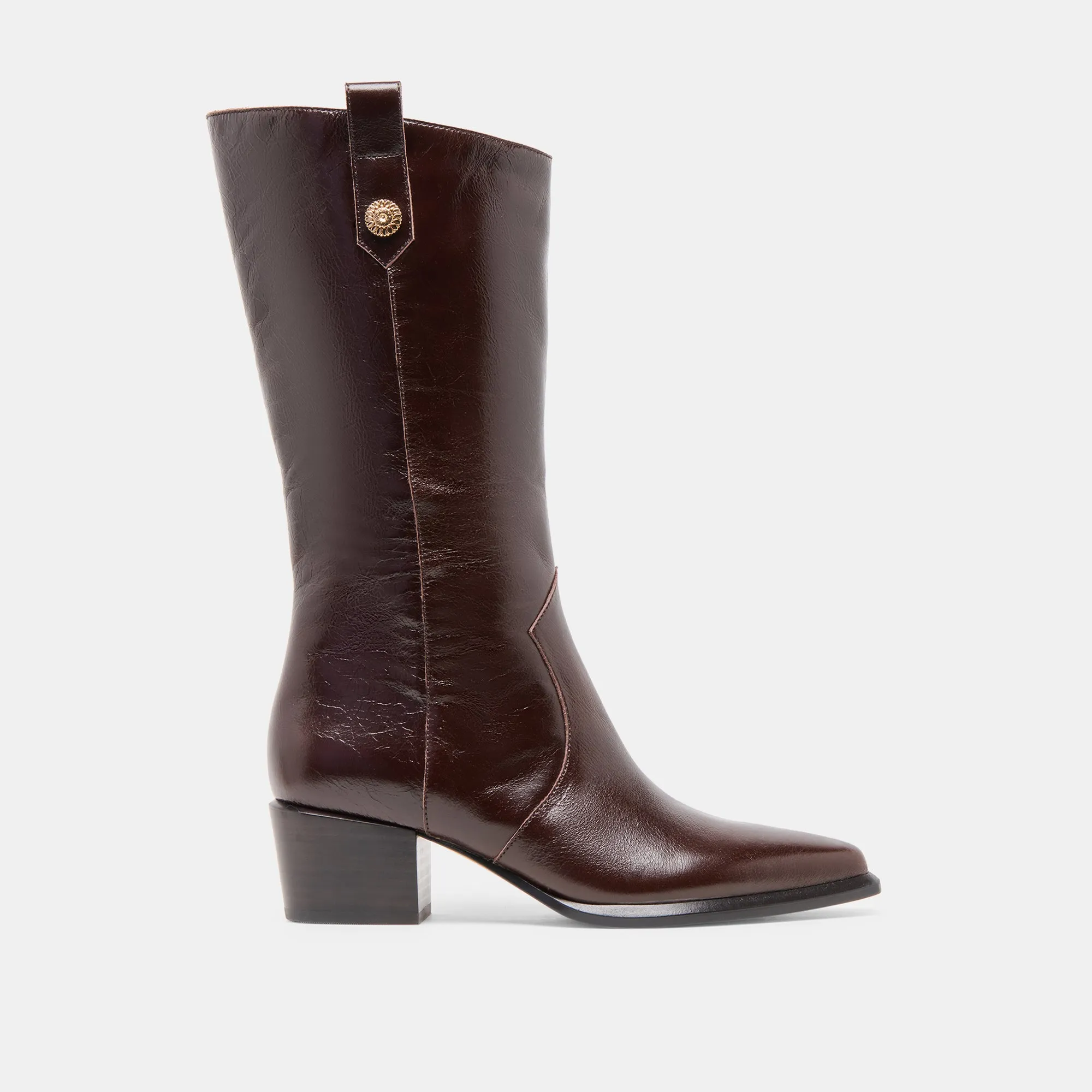VERN BOOTS CHOCOLATE LEATHER Stable Ankle Multi Season