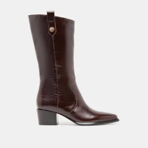 VERN BOOTS CHOCOLATE LEATHER Stable Ankle Multi Season
