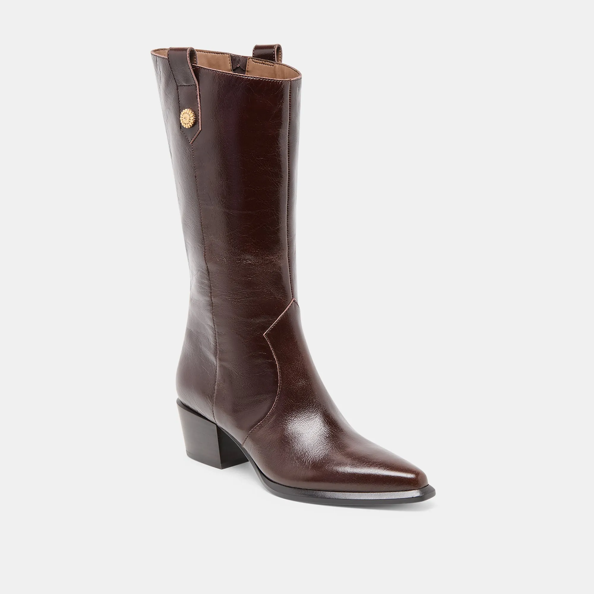 No Tie VERN BOOTS CHOCOLATE LEATHER