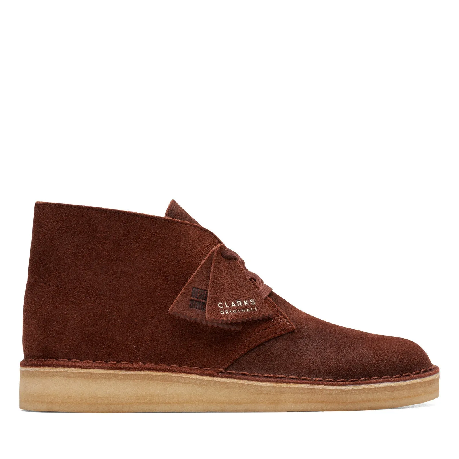 Comfortable Grip Clarks Desert Coal 26174046 Mens Brown Suede Lace Up Chukkas Boots