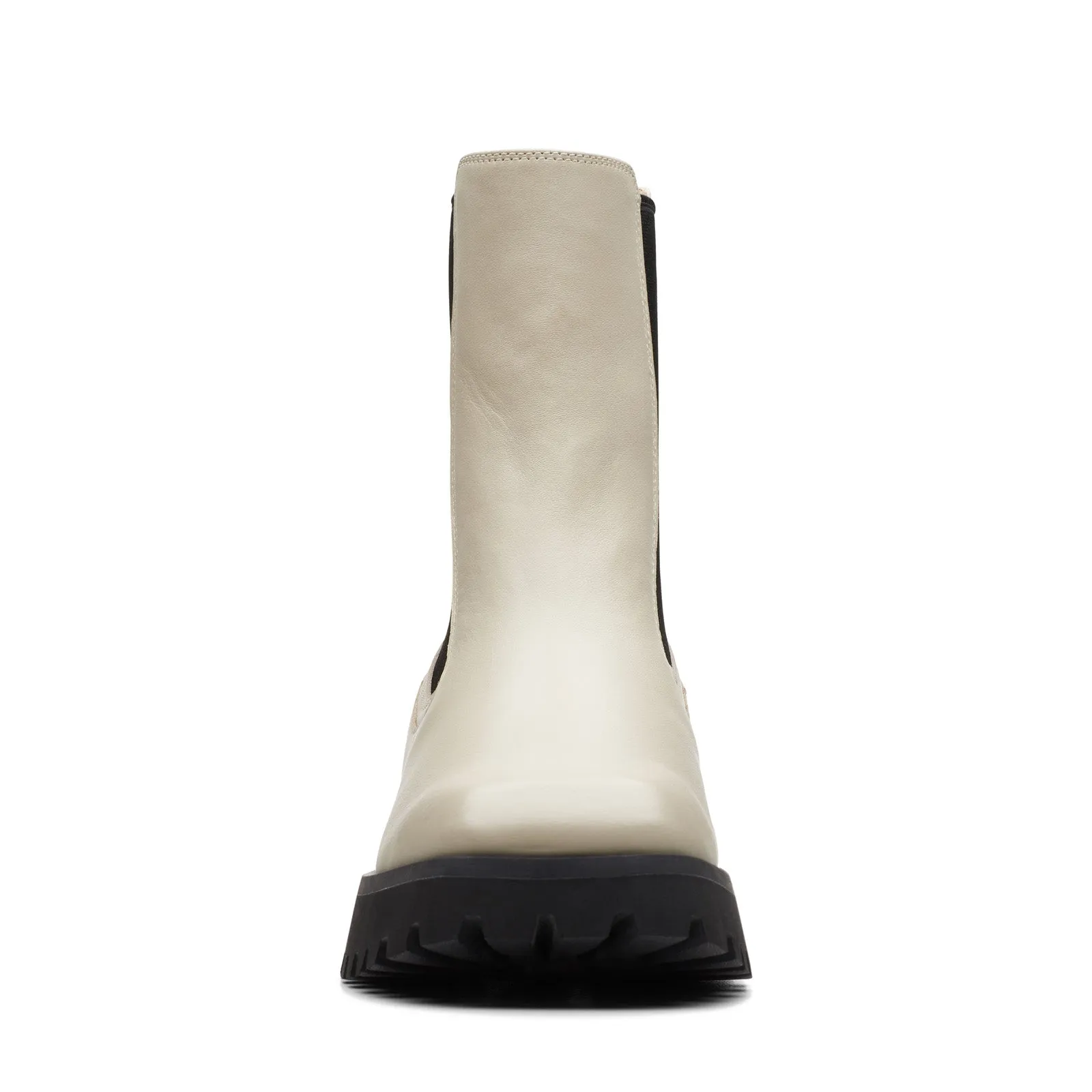 Timeless Style Weekend Trip Clarks Stayso Rise 26174711 Womens Beige Leather Slip On Chelsea Boots
