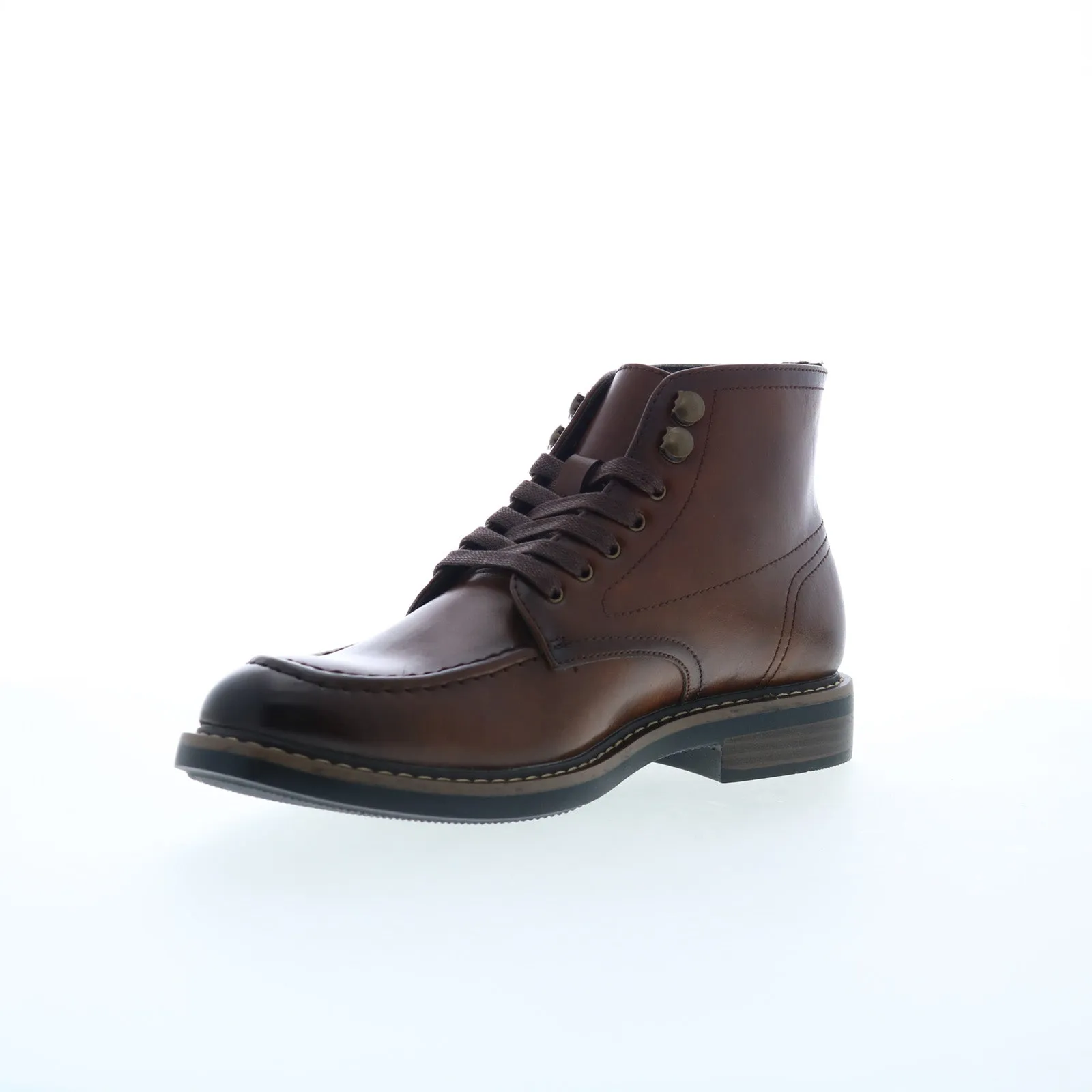 Rush By Gordon Rush Apron Toe Boot 301362 Mens Brown Casual Dress Boots Climber Low Profile