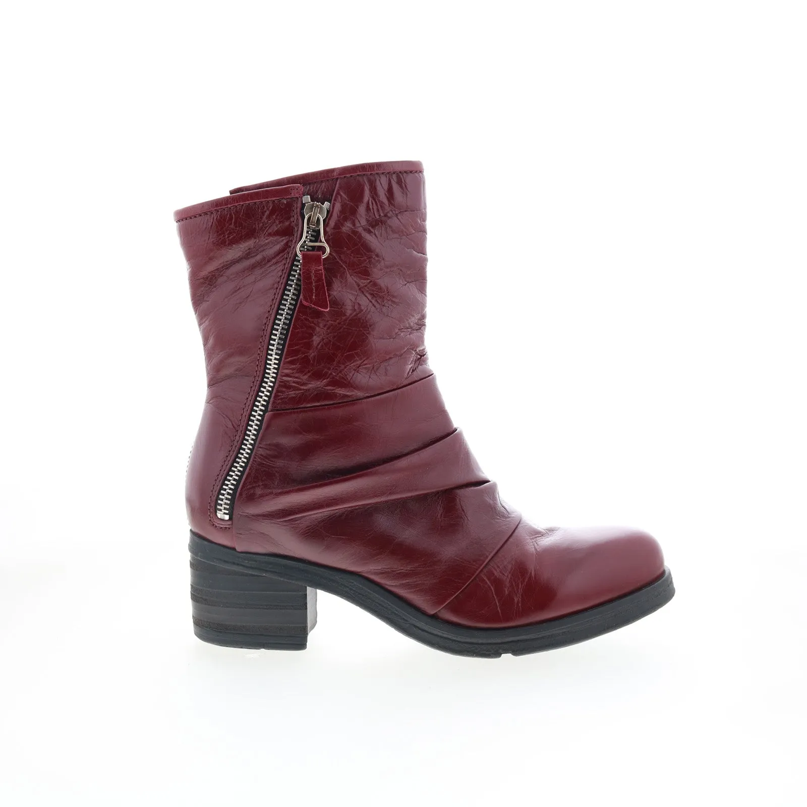 Secure Closure Mountain Climbing Miz Mooz Shannon 560265-101-6535 Womens Burgundy Ankle & Booties Boots