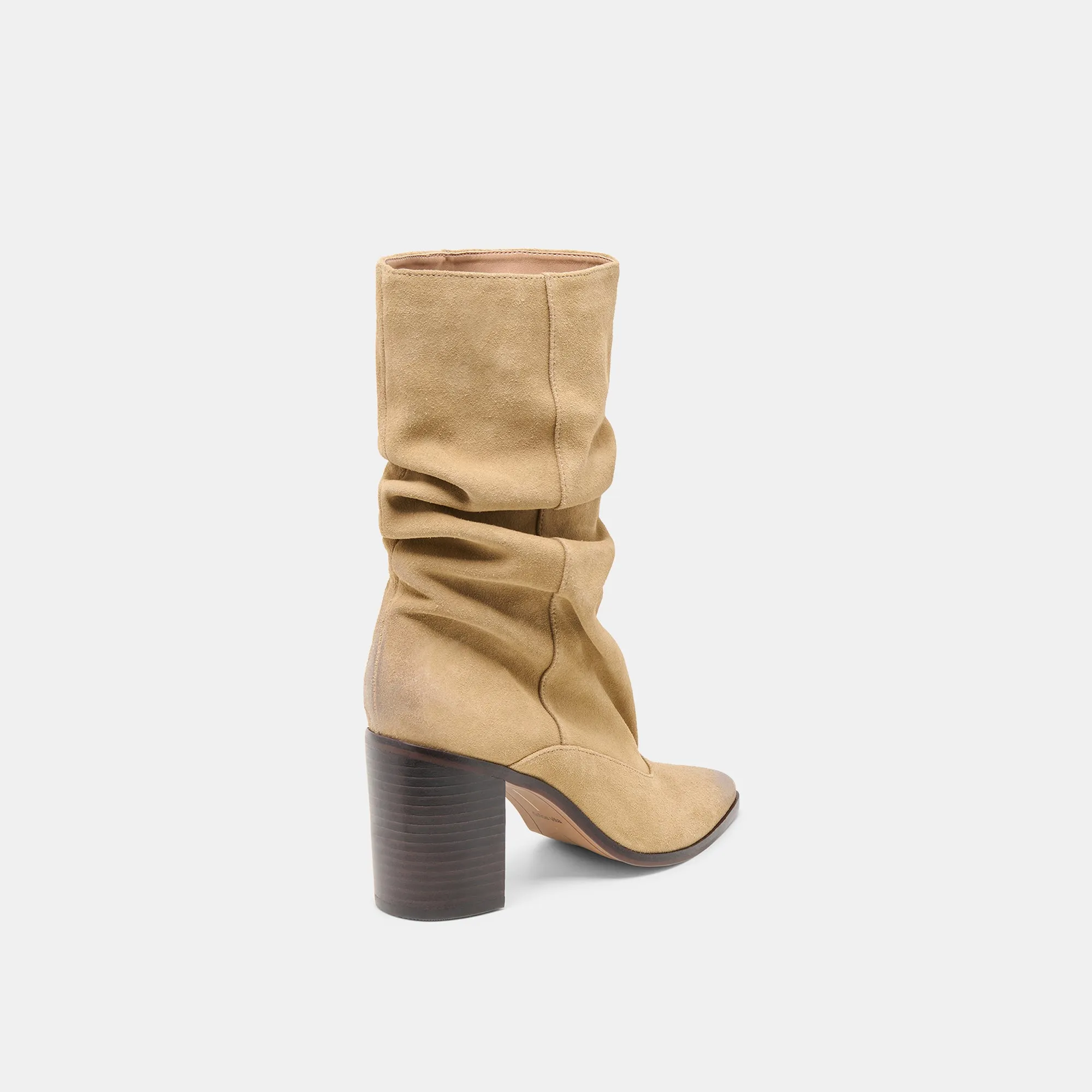 TALINA BOOTS DK TAUPE SUEDE Comfortable Design