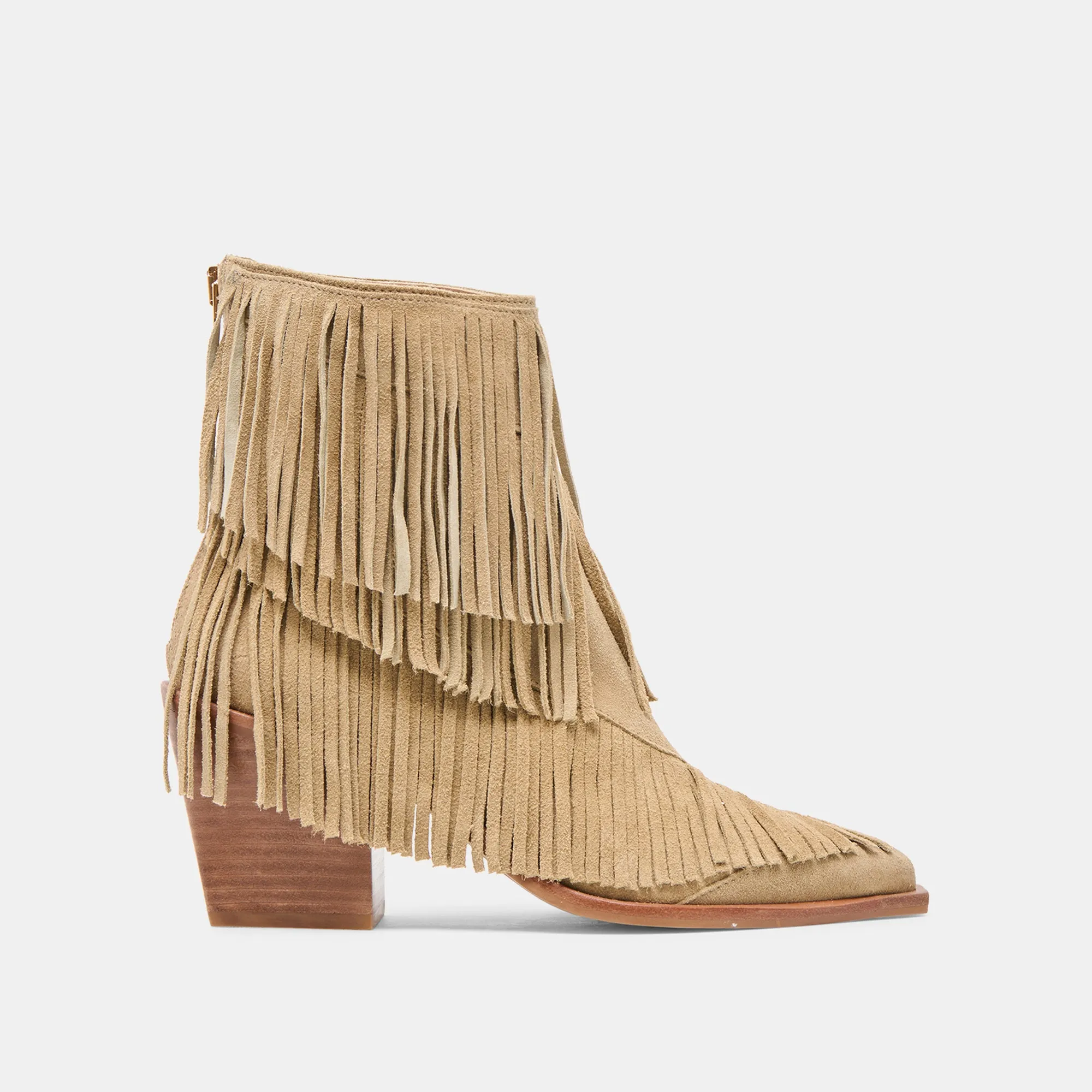 Anti-Slip Function Rough Ready TOREY BOOTIES DK TAUPE SUEDE
