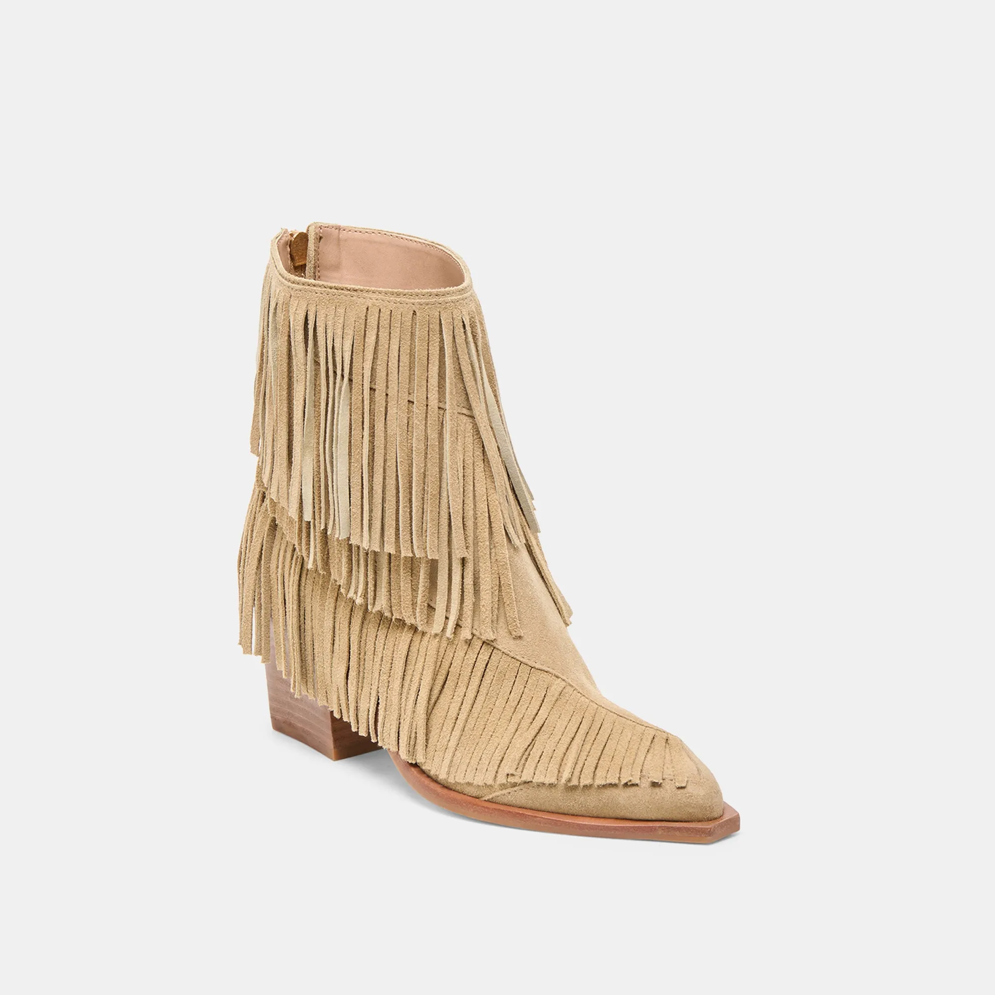 TOREY BOOTIES DK TAUPE SUEDE Anti Bacterial Superior Design