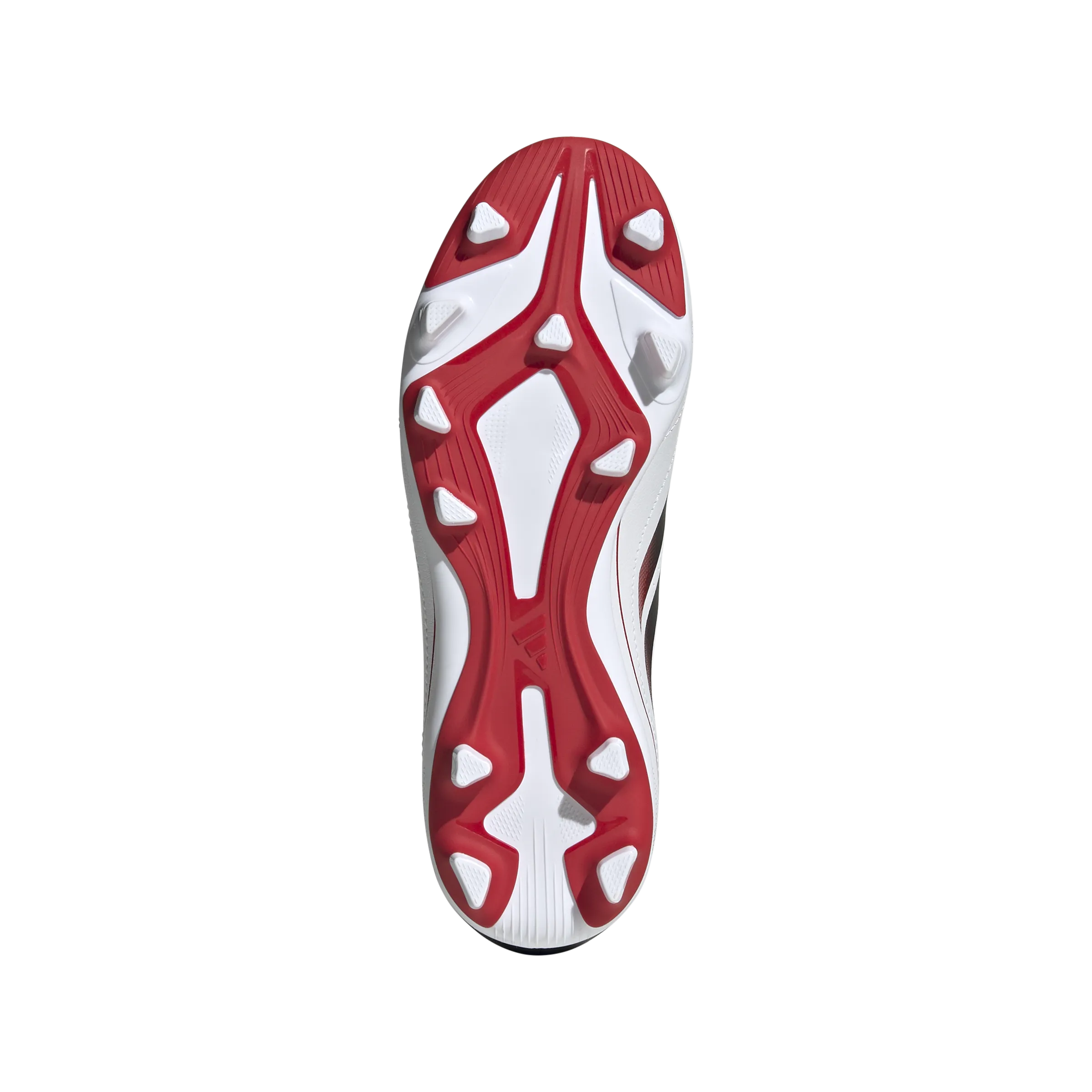 Sporty Design least breathable Adidas Goletto IX FG/MG Jnr Football Boots (White/Core Black/Better Scarlet)