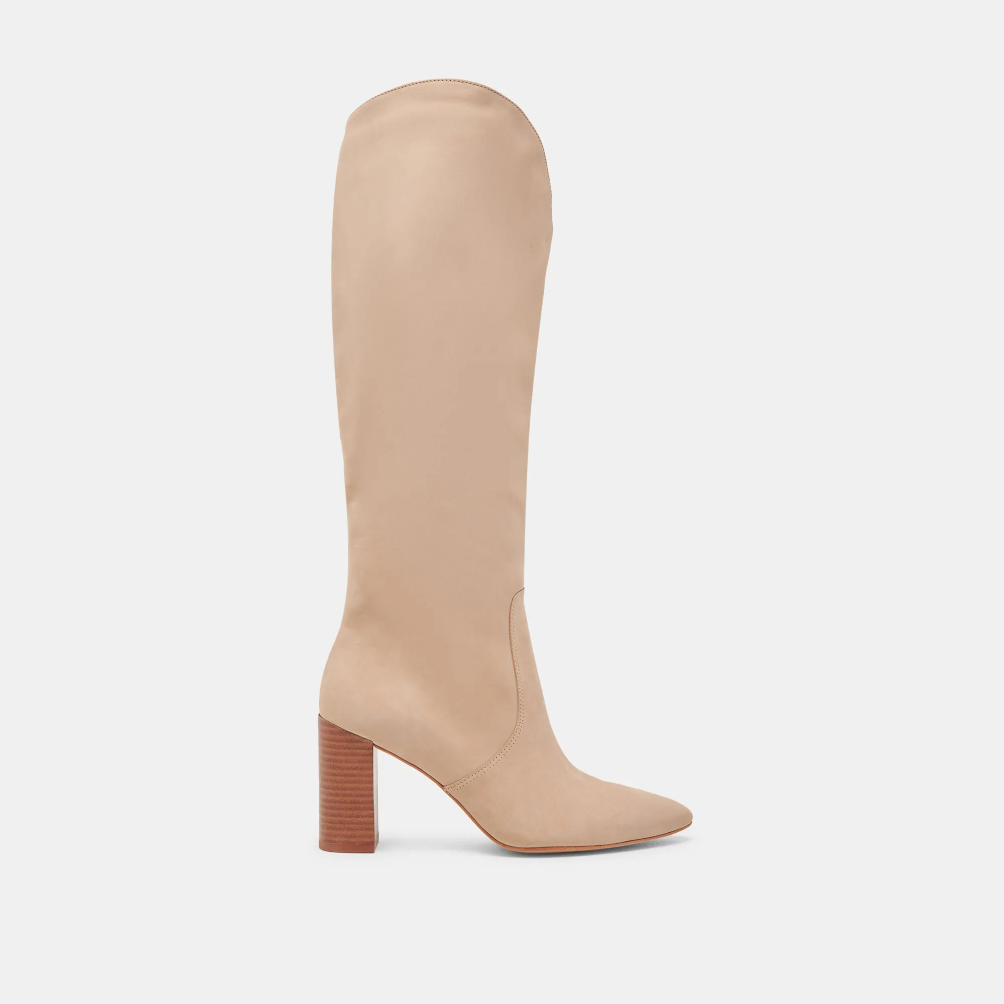 Terrain Tested NEDI WIDE CALF BOOTS DUNE NUBUCK