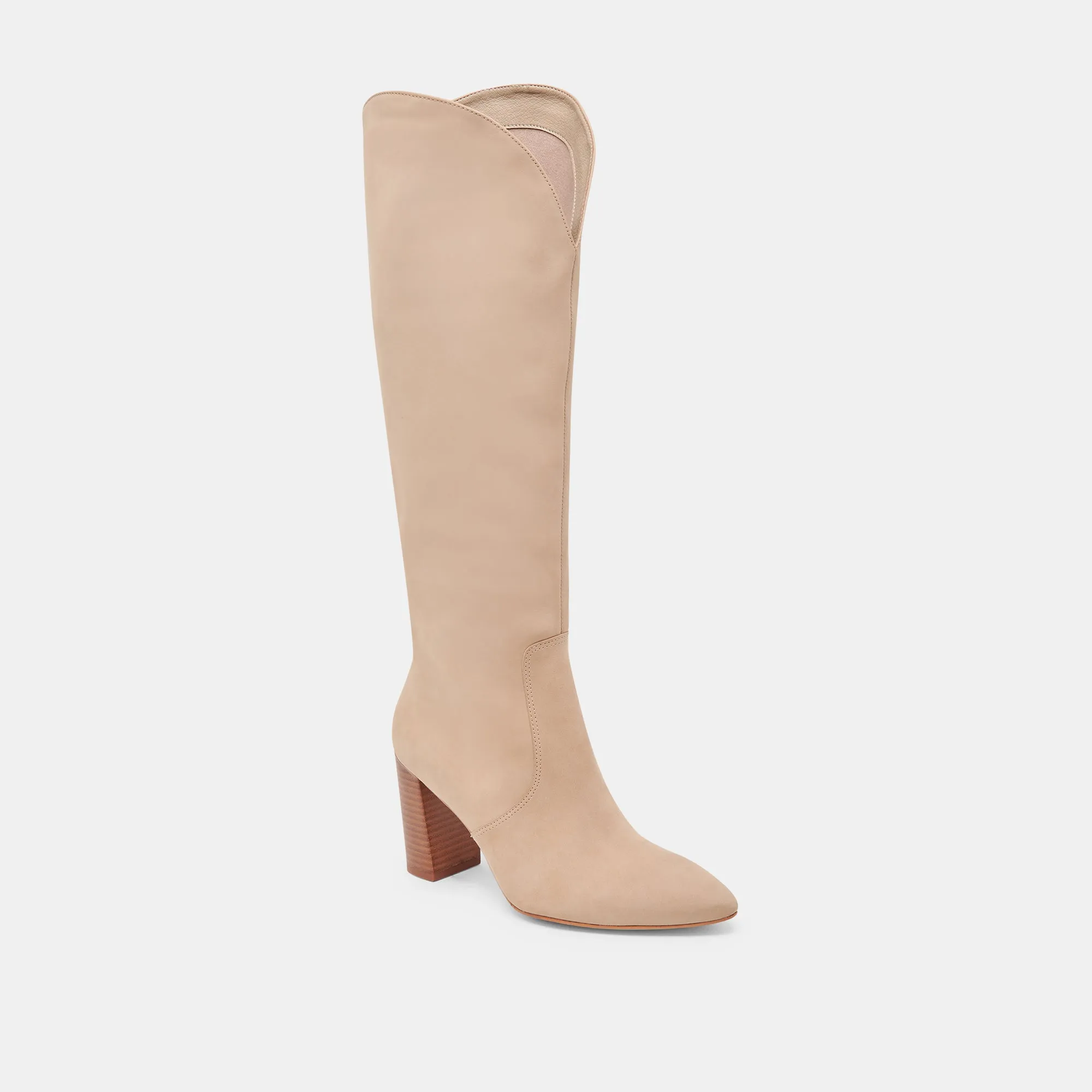 NEDI WIDE CALF BOOTS DUNE NUBUCK Nature Lover
